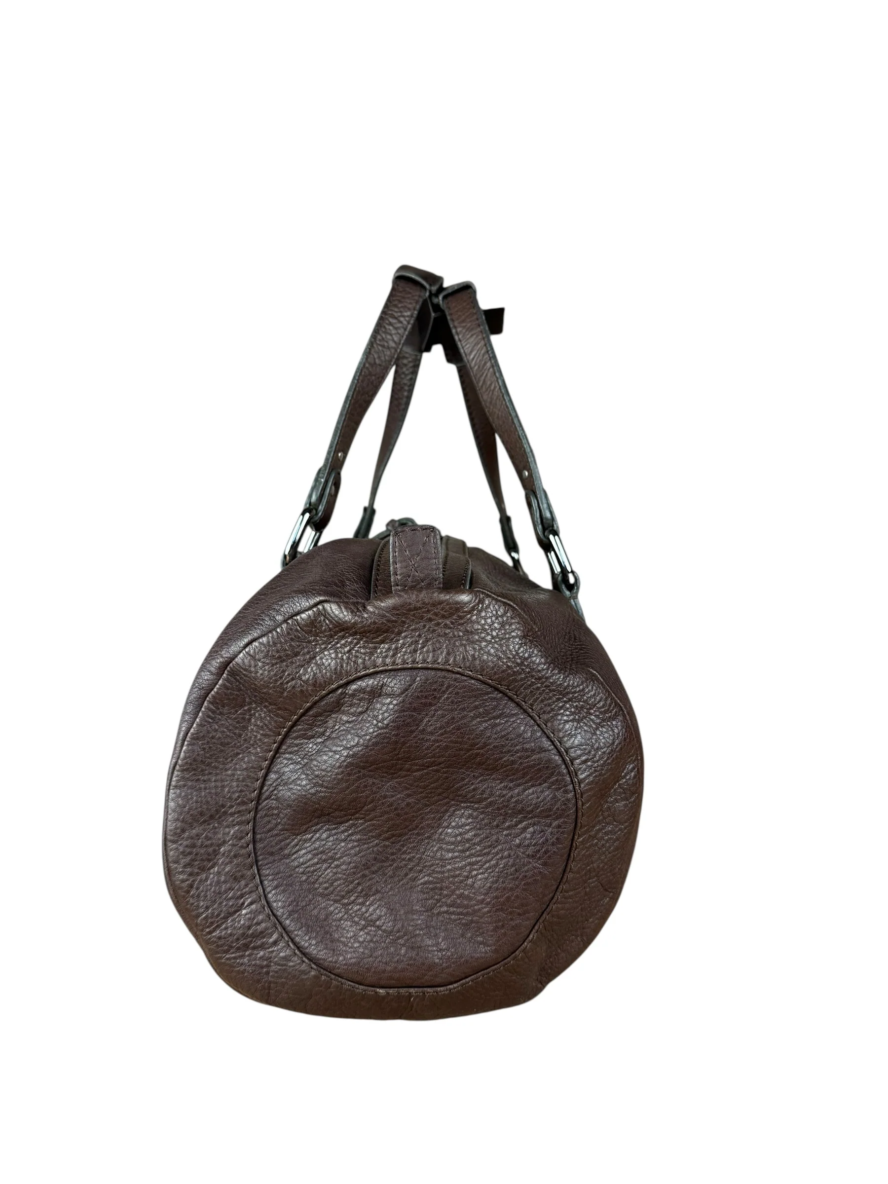 Chloé Brown Leather Mr. Paddington Boston Bag - Image 6