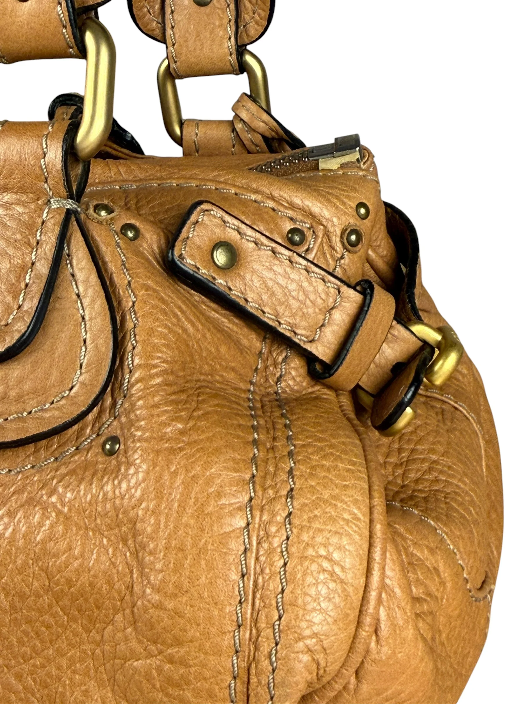 Chloé Brown Leather Paddington Handbag - Image 10