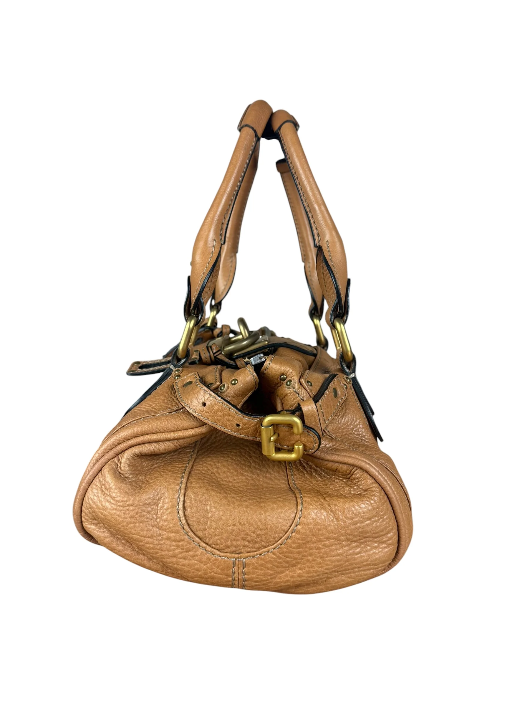 Chloé Brown Leather Paddington Handbag - Image 4