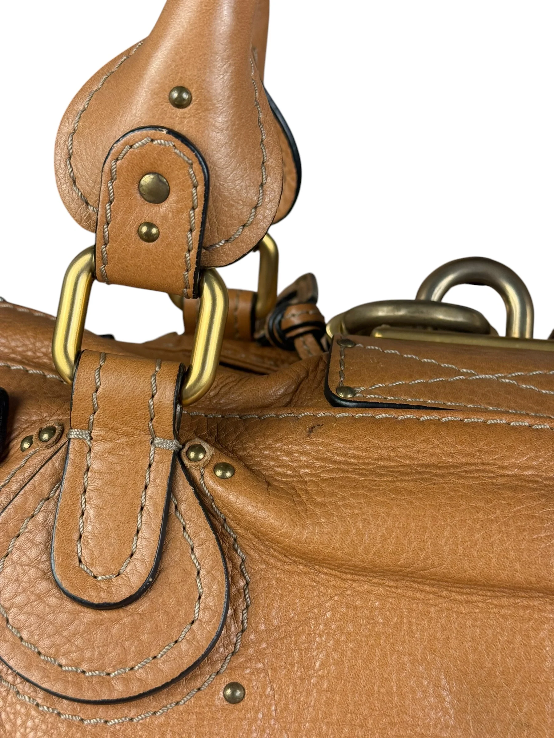Chloé Brown Leather Paddington Handbag - Image 9