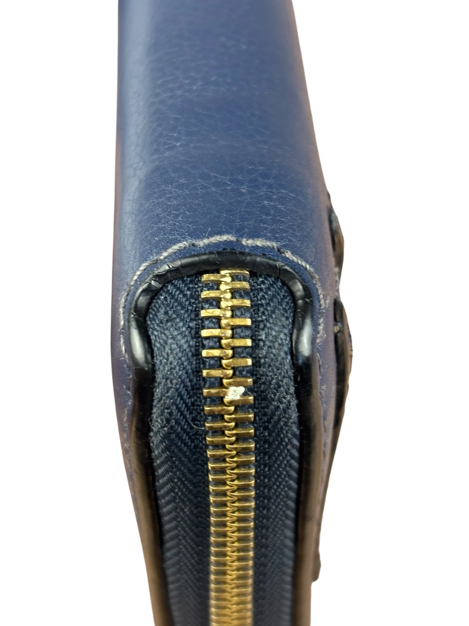 Chloé Dark Blue Leather Marcie Long Zip Wallet - Image 16