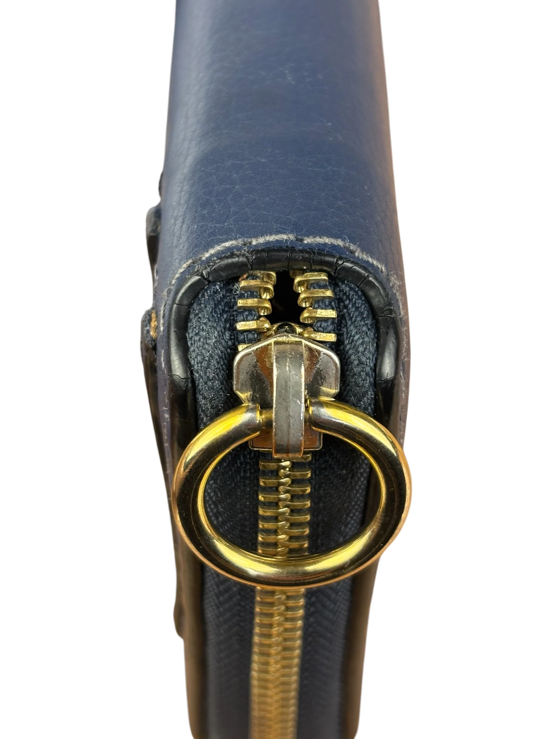 Chloé Dark Blue Leather Marcie Long Zip Wallet - Image 17