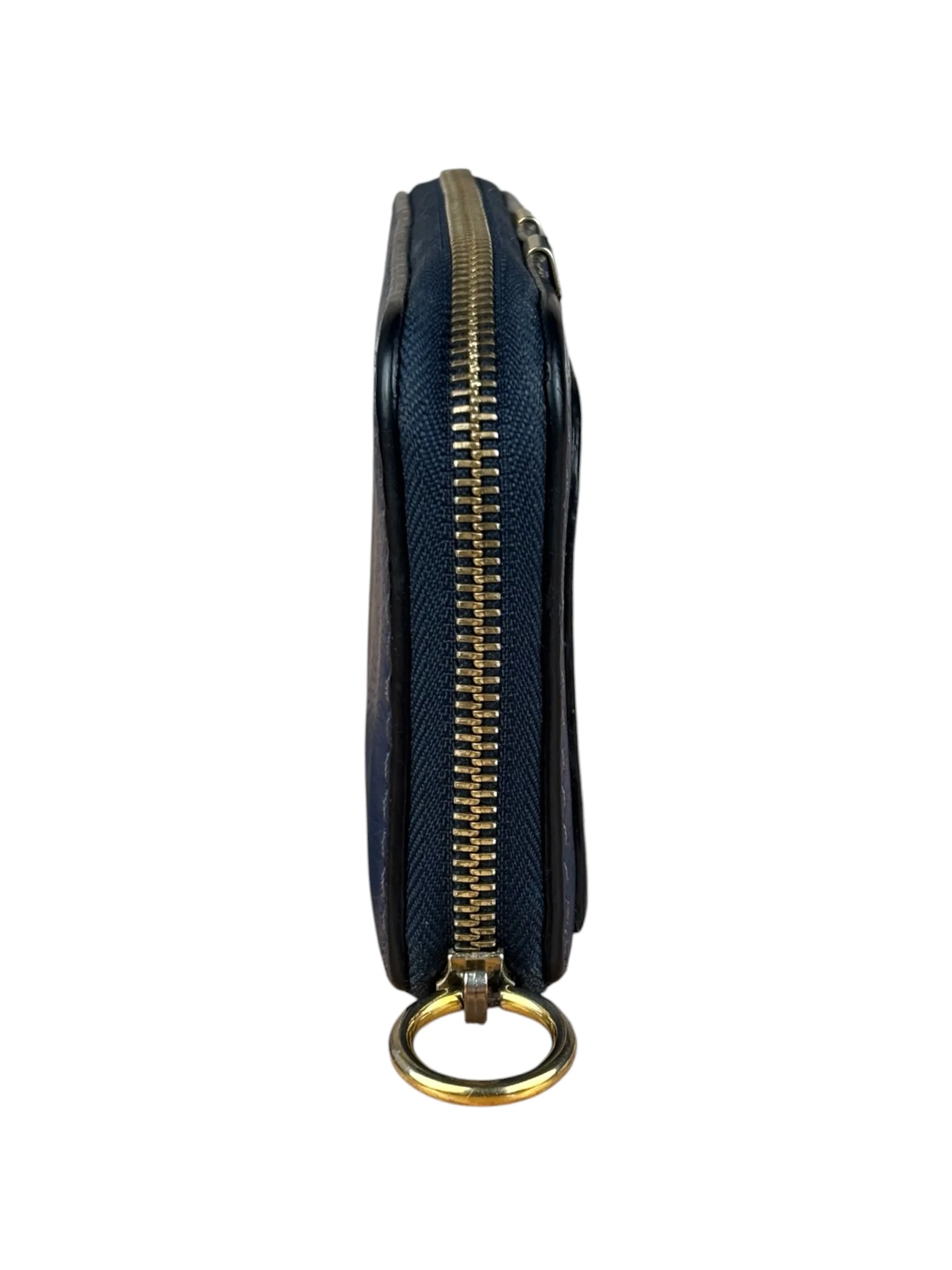 Chloé Dark Blue Leather Marcie Long Zip Wallet - Image 4