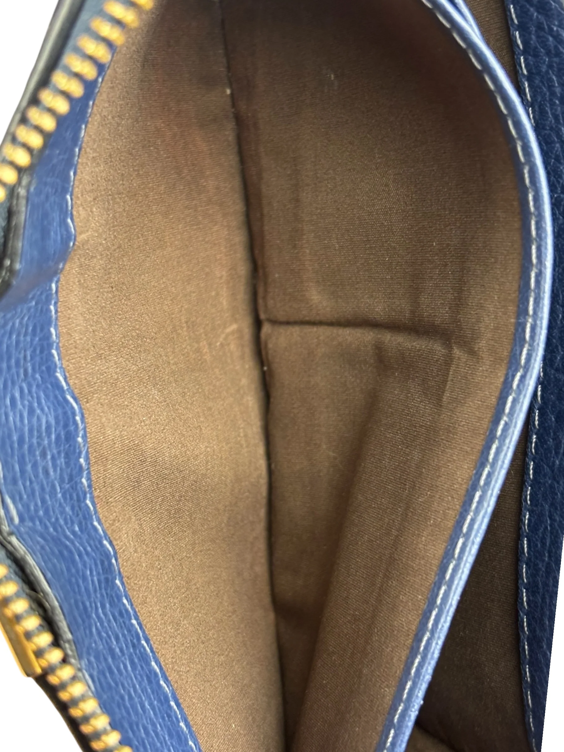 Chloé Dark Blue Leather Marcie Long Zip Wallet - Image 7