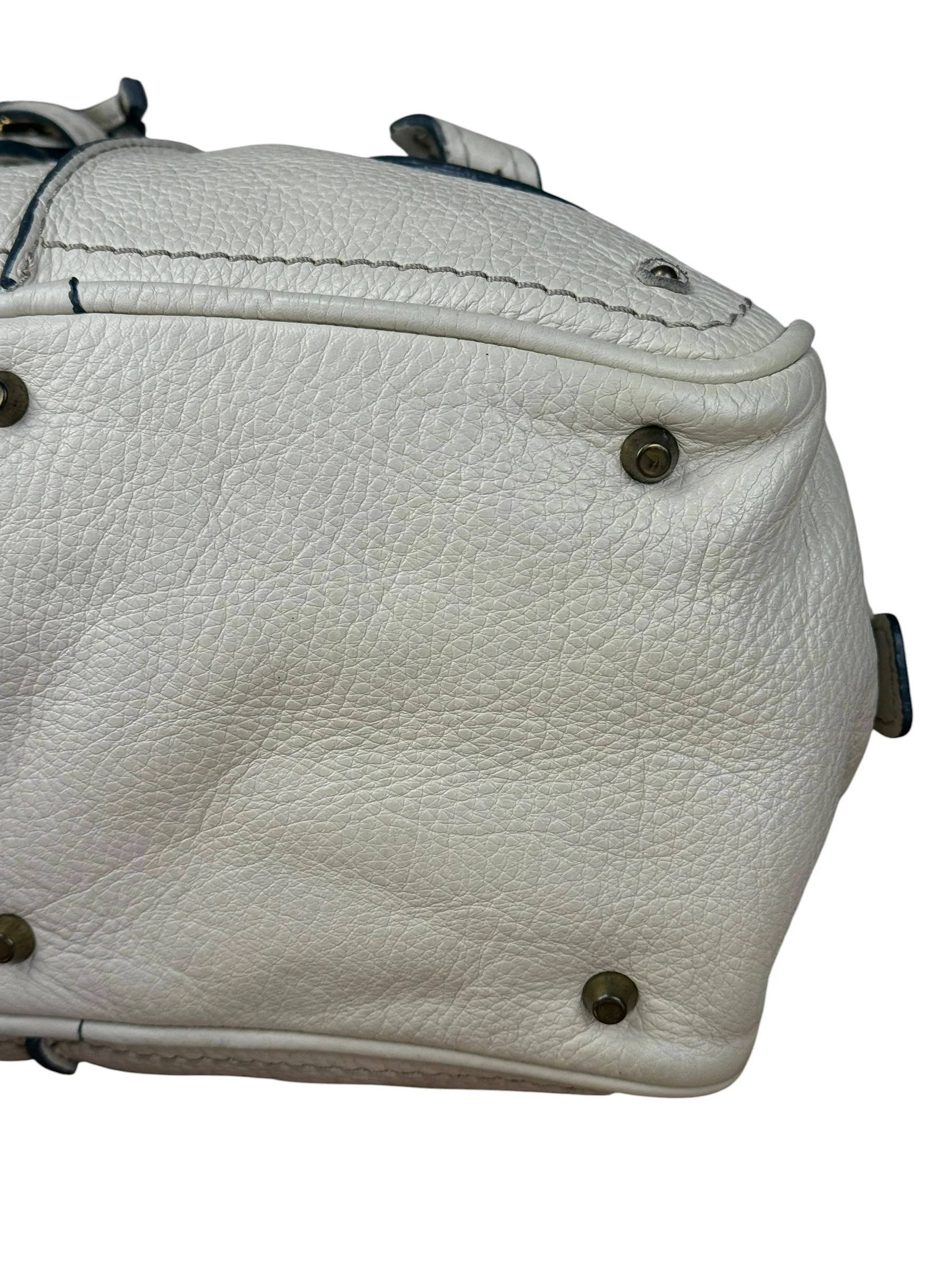 Chloé Ivory Leather Mini Paddington Handbag - Image 14