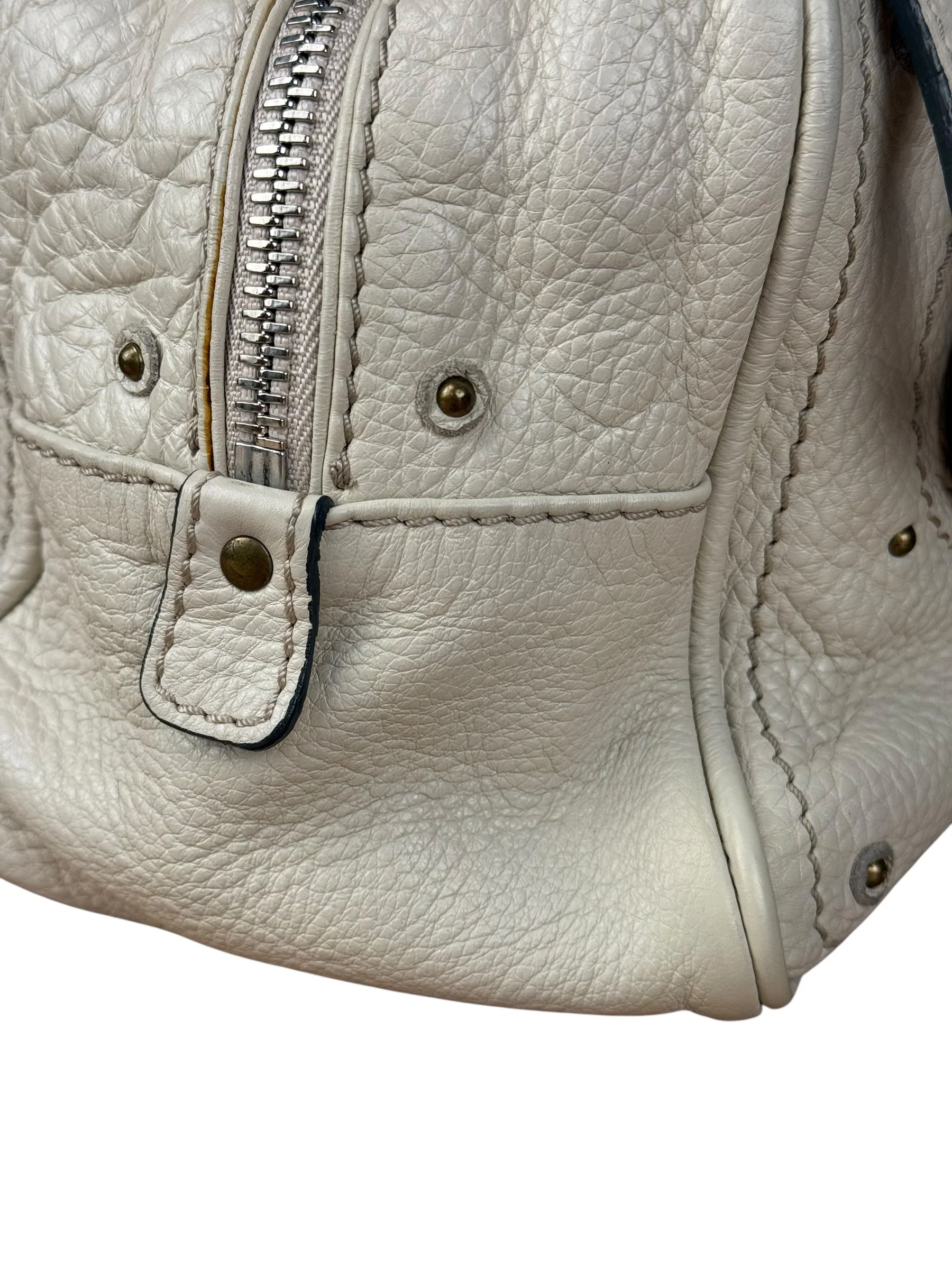 Chloé Ivory Leather Mini Paddington Handbag - Image 7