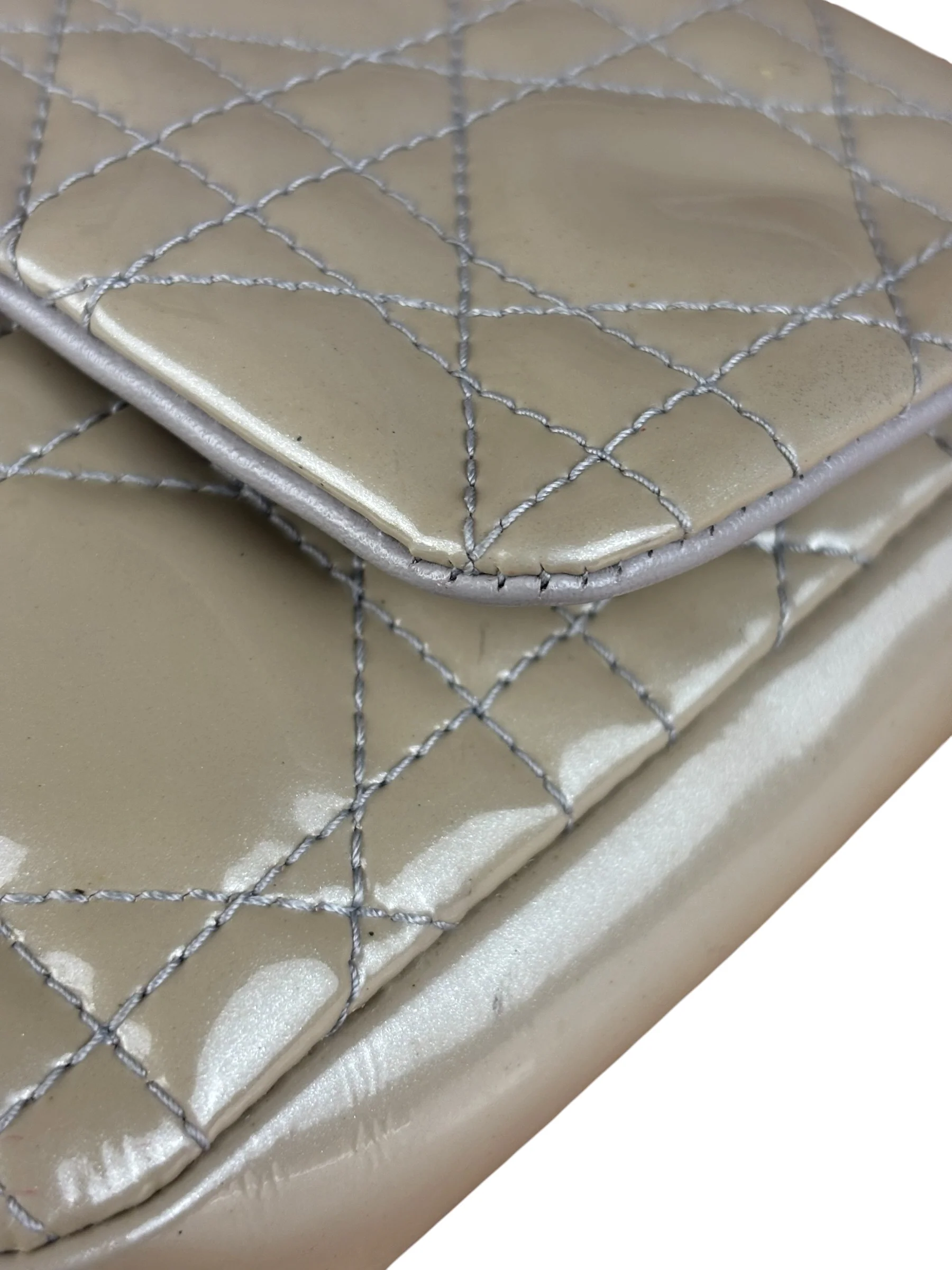 Christian Dior Vintage Patent Cannage Miss Dior Chain Bag - Image 20