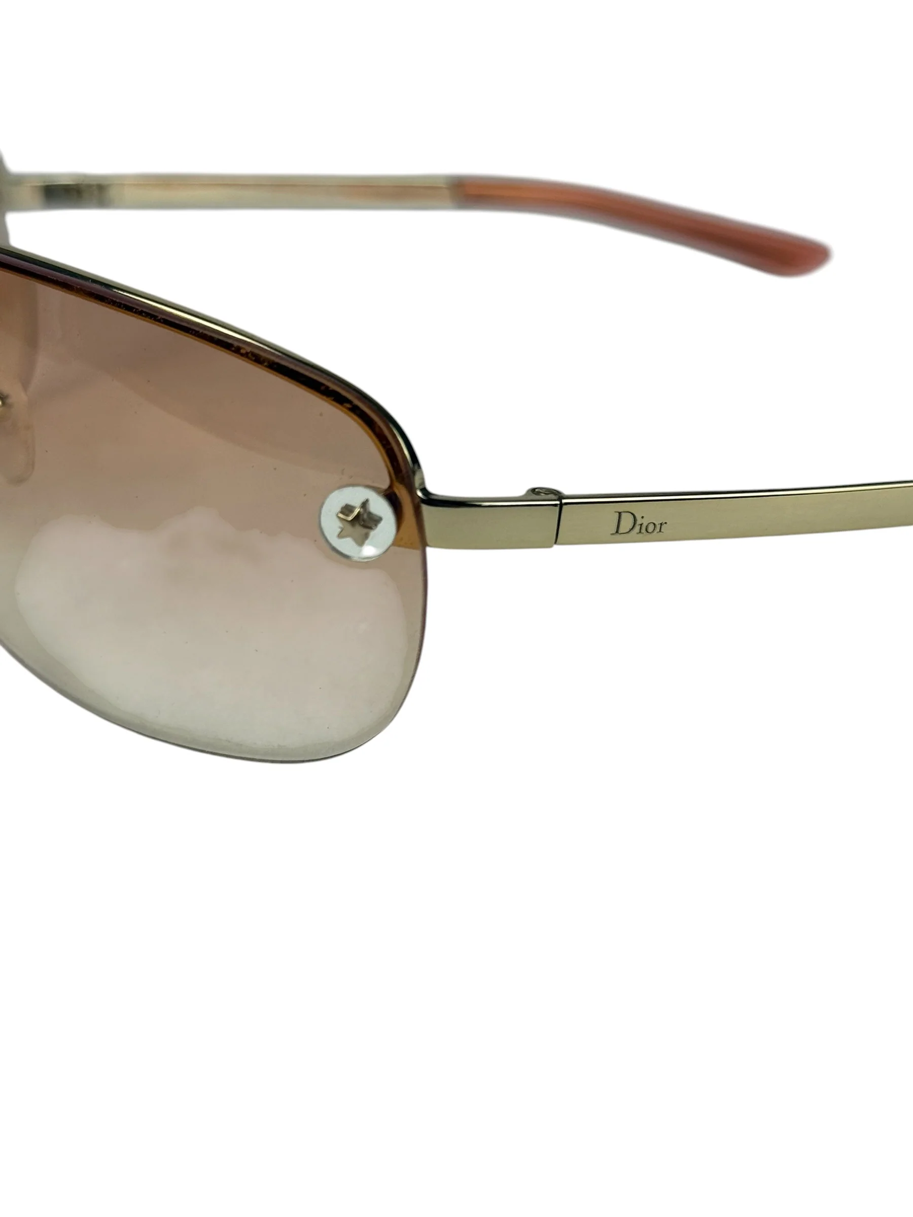 Christian Dior Vintage Pink Tinted Frame Sunglasses - Image 11
