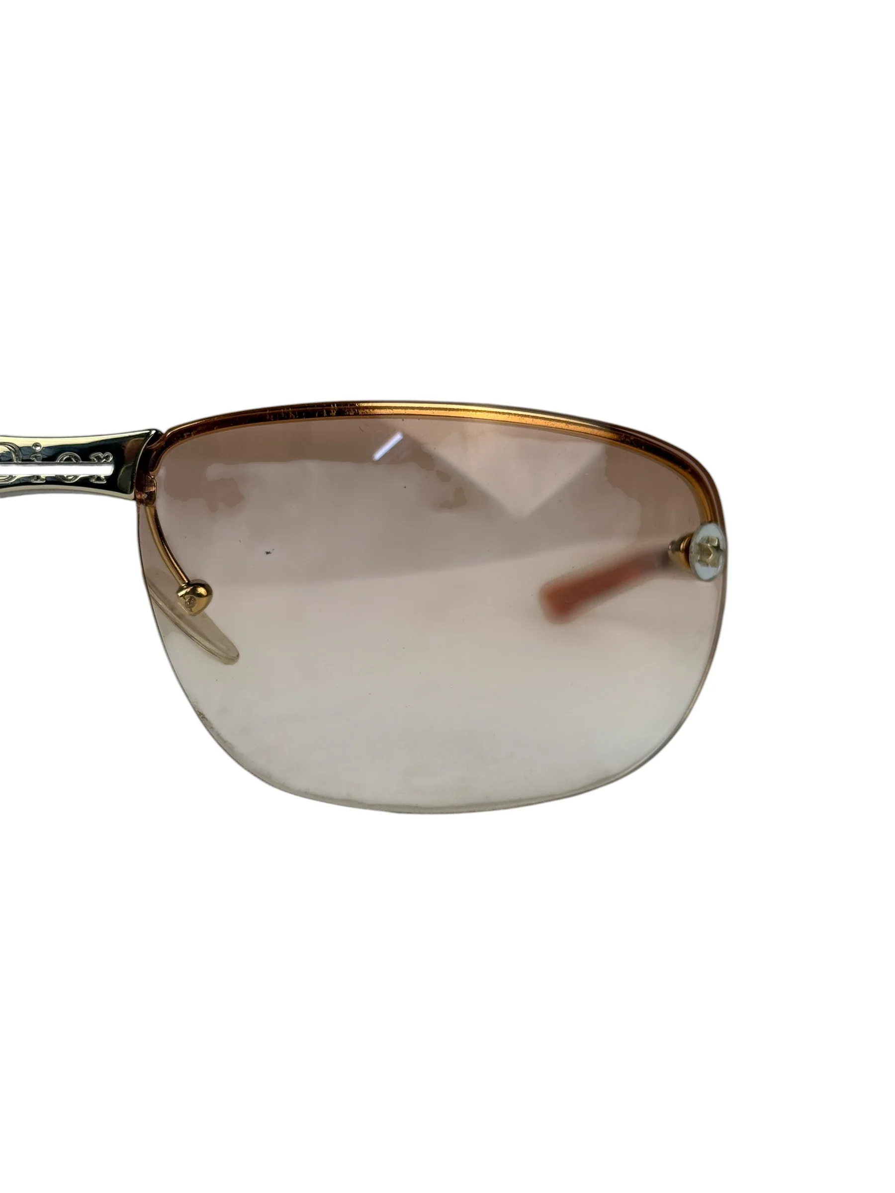 Christian Dior Vintage Pink Tinted Frame Sunglasses - Image 2