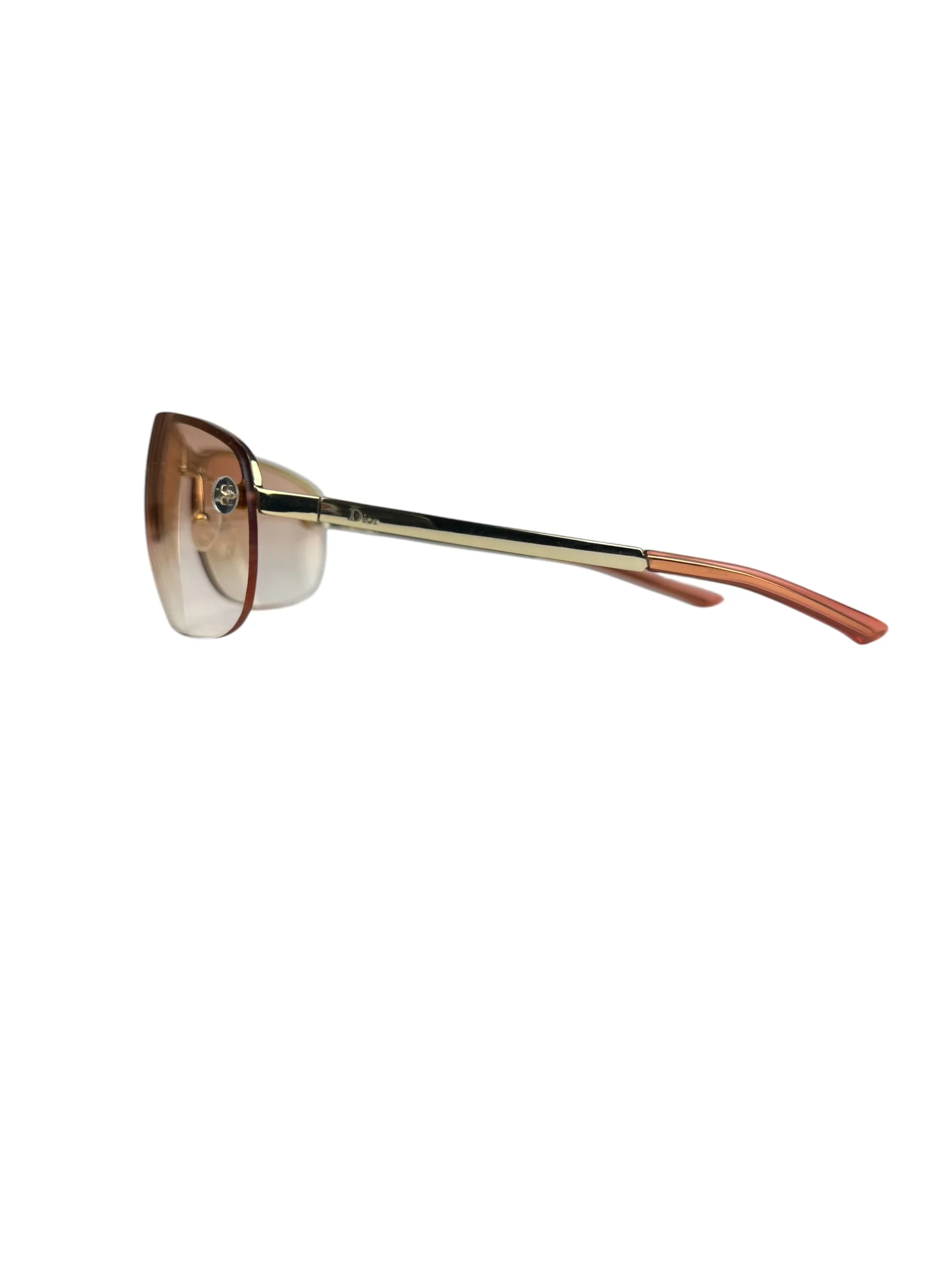 Christian Dior Vintage Pink Tinted Frame Sunglasses - Image 6