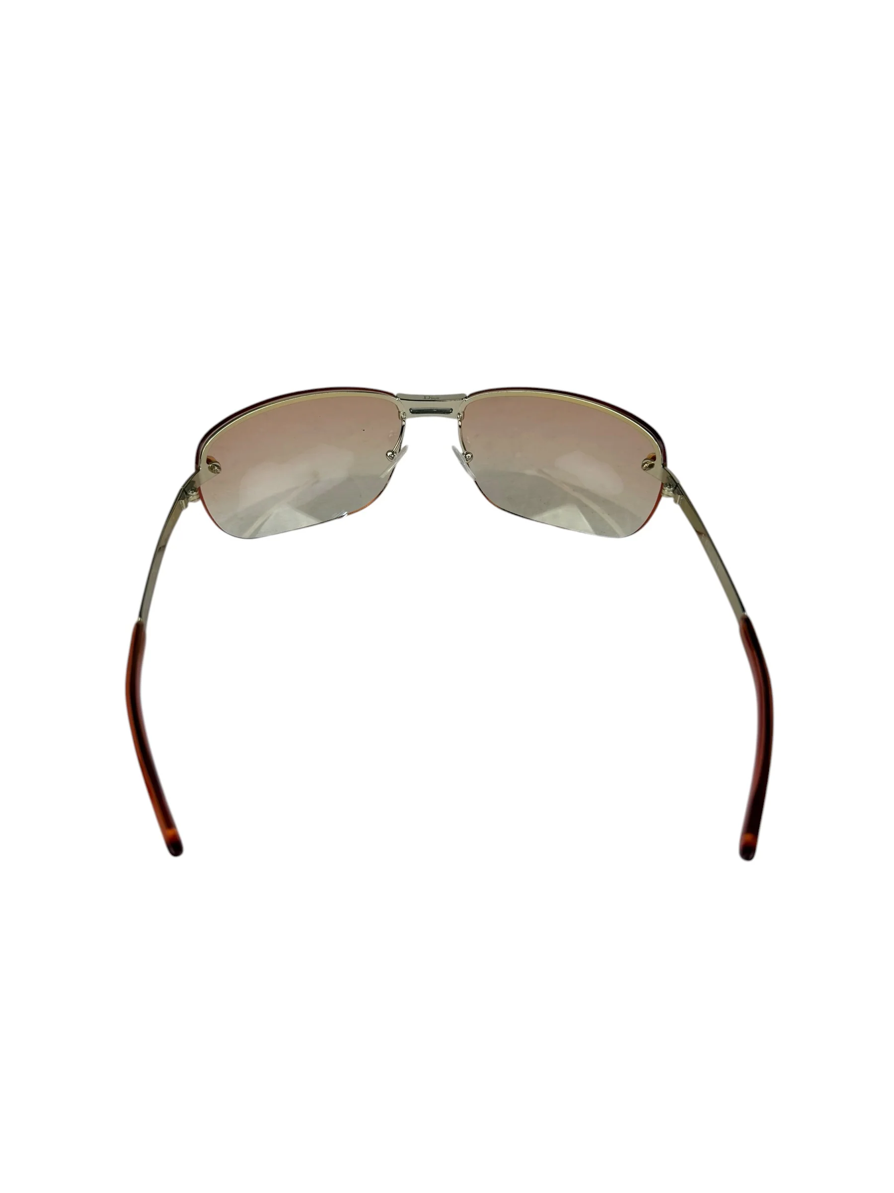 Christian Dior Vintage Pink Tinted Frame Sunglasses - Image 8