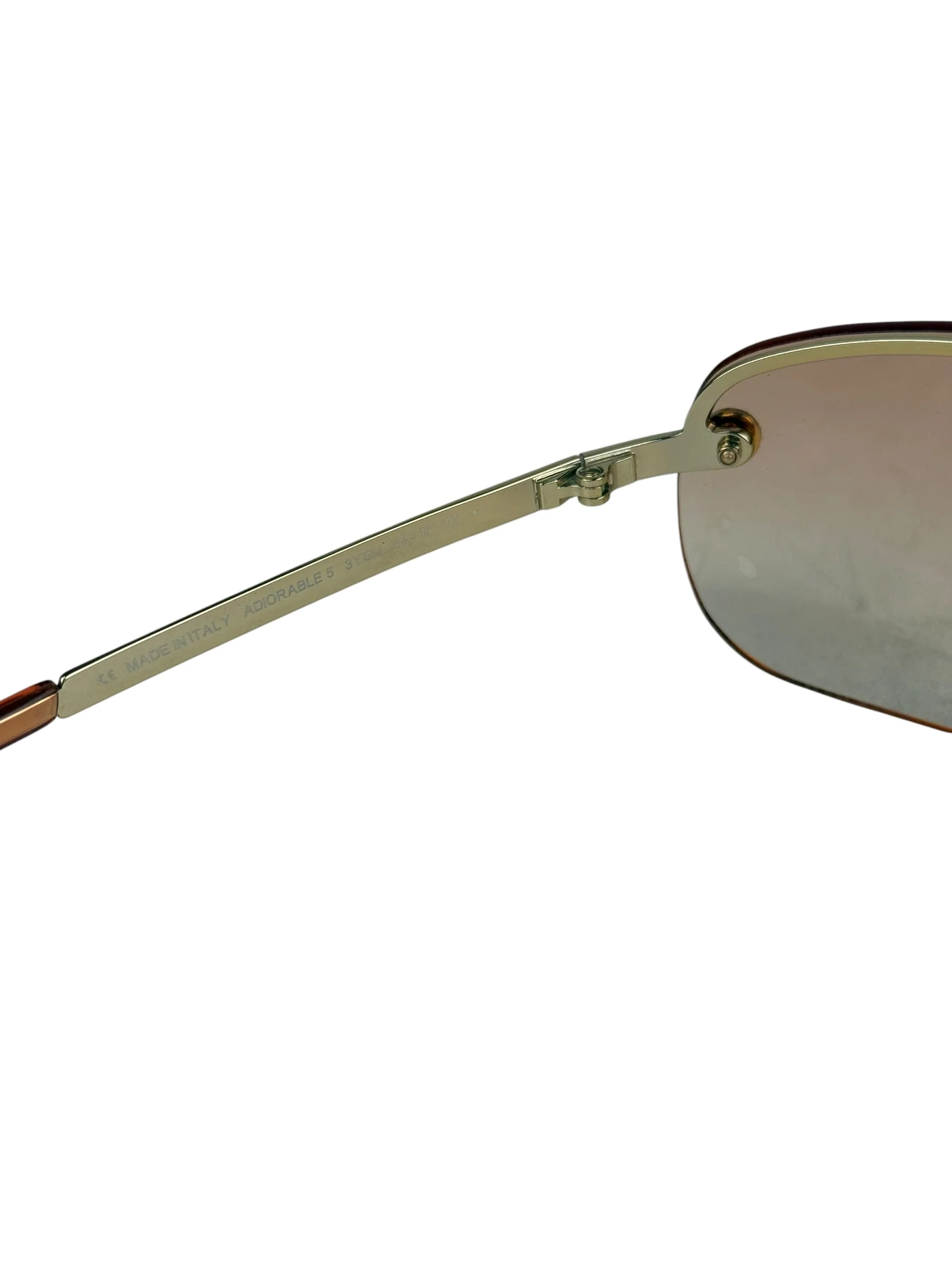 Christian Dior Vintage Pink Tinted Frame Sunglasses - Image 9