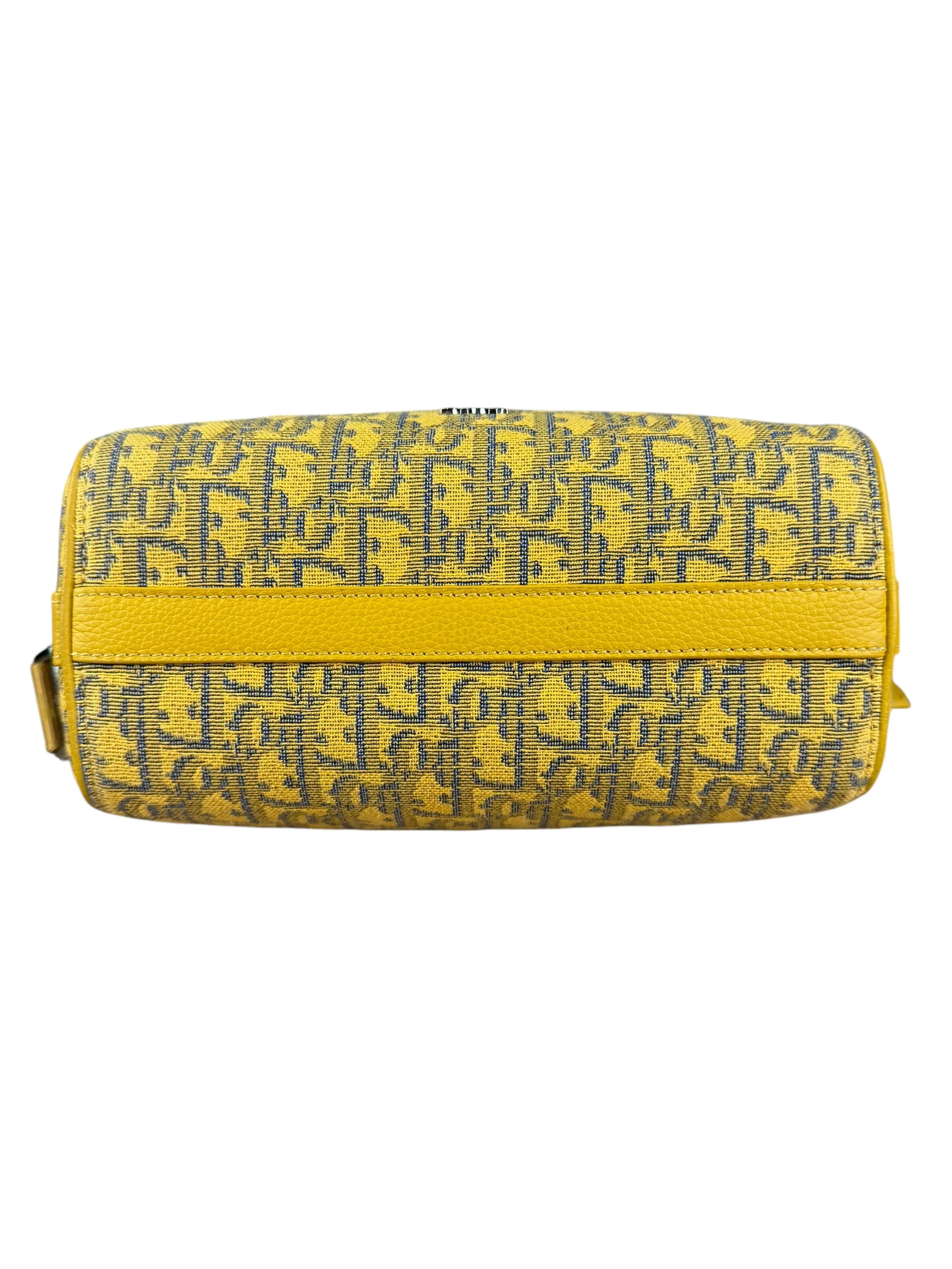 Christian Dior Yellow Oblique Canvas Lingot 22 Shoulder Bag - Image 11