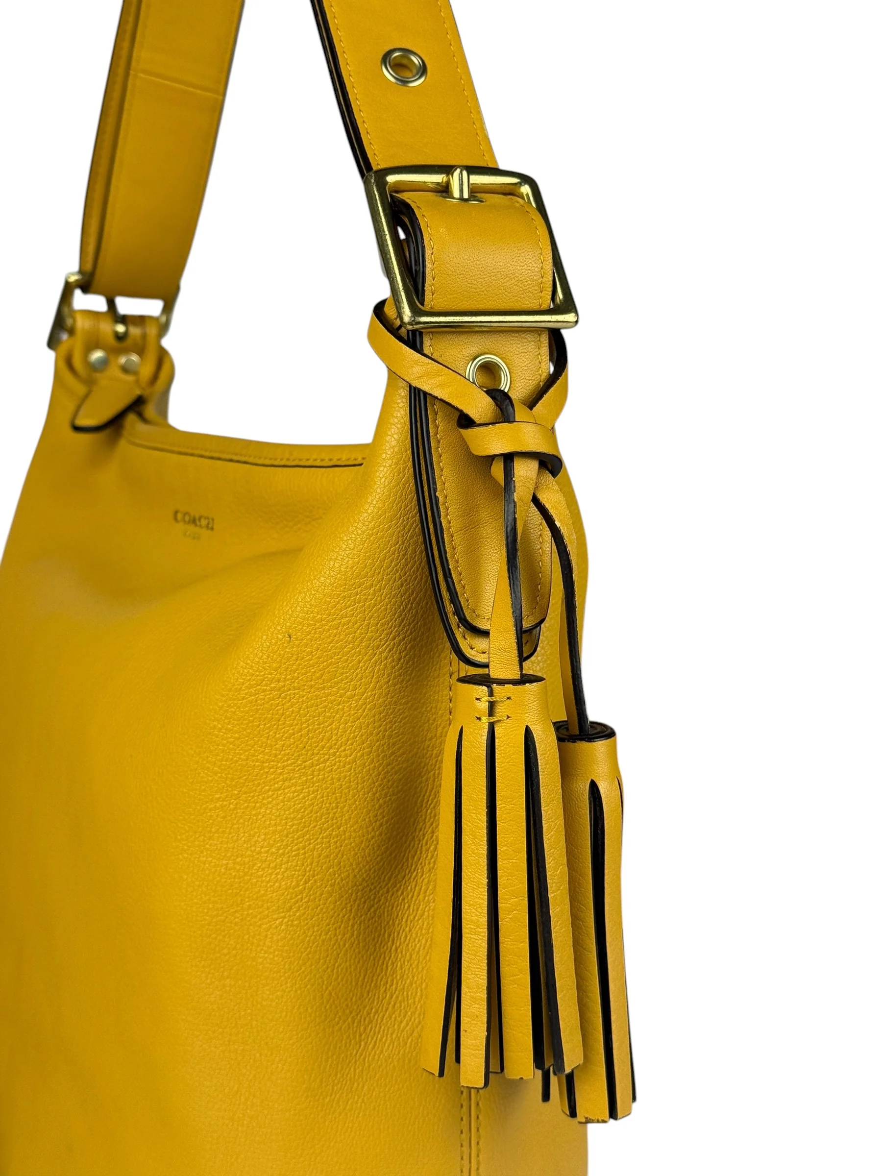 Coach Leather Legacy Sunflower Shoulder Bag - Image 9