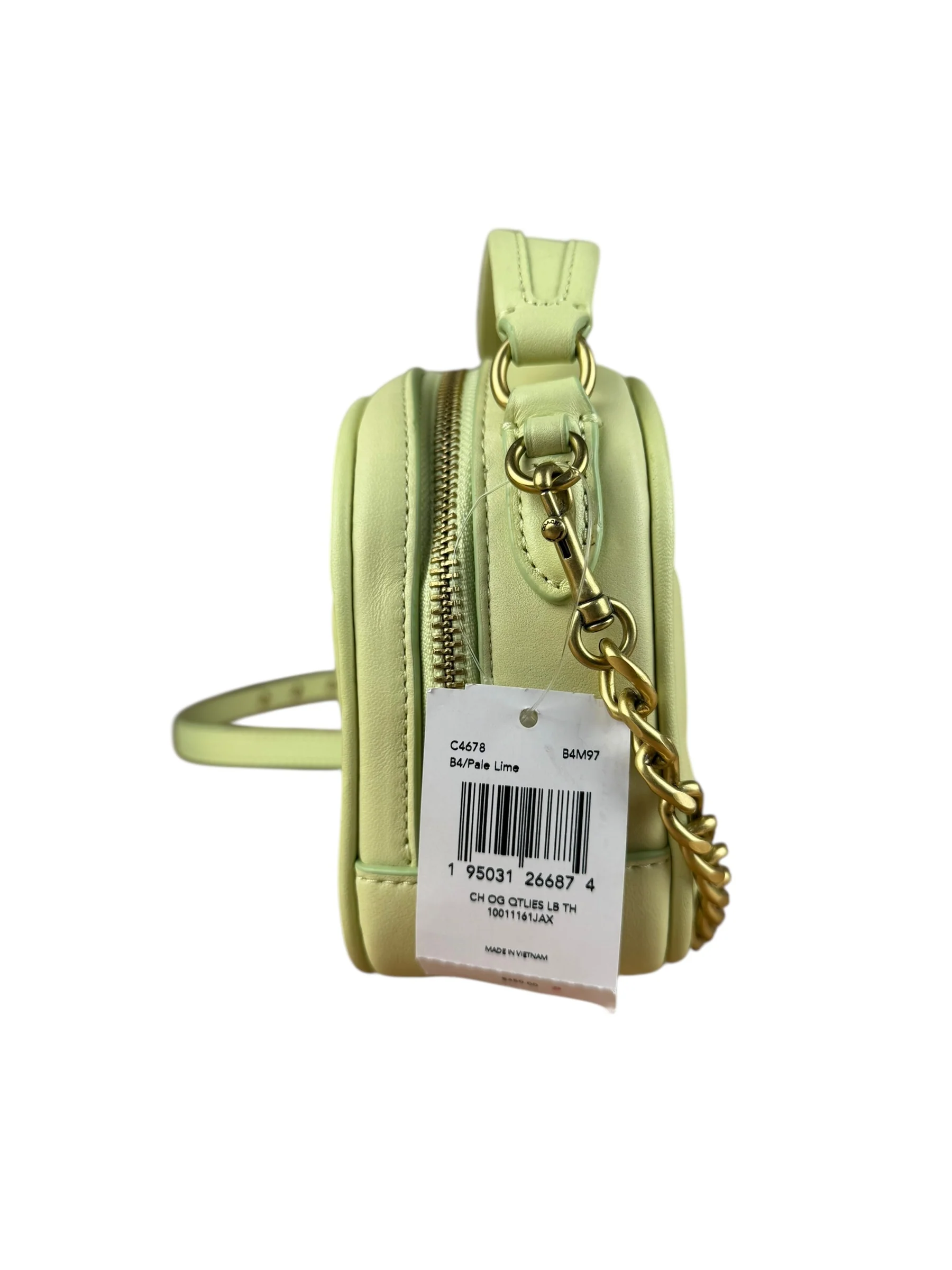 Coach Lime Nappa Leather Top Handle Bag - Image 5