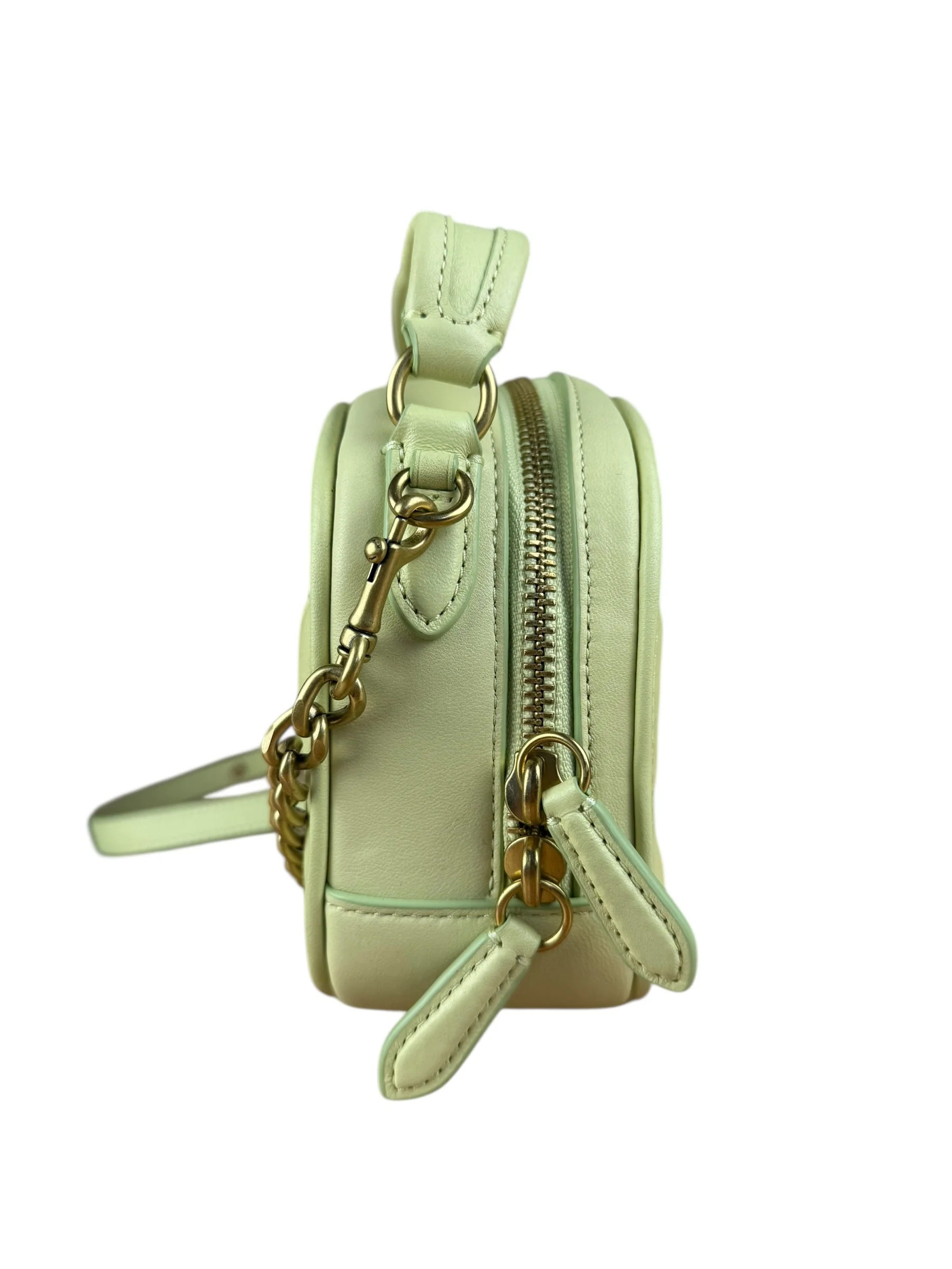 Coach Lime Nappa Leather Top Handle Bag - Image 6