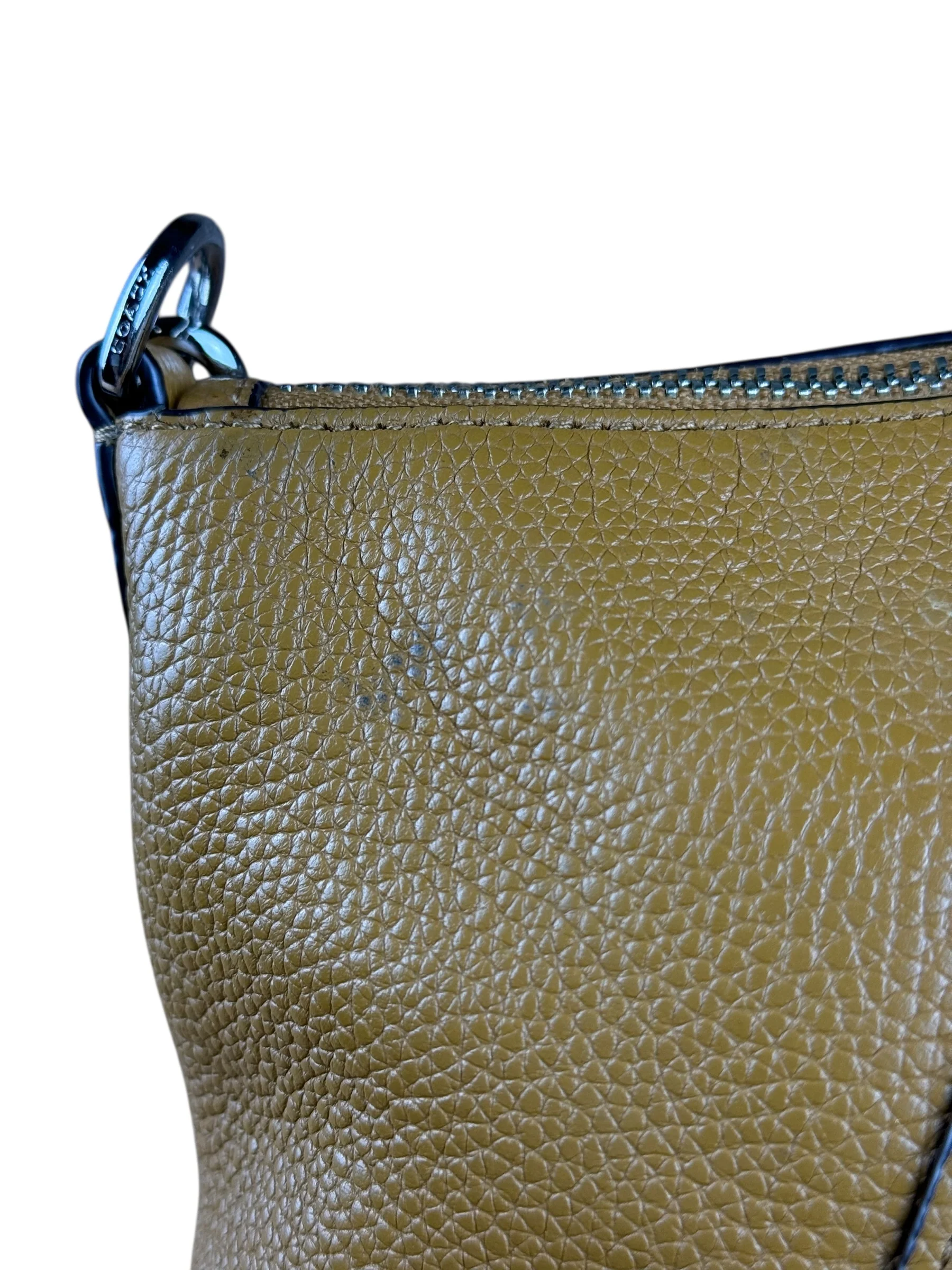 Coach Orange Leather Shoulder Bag - Image 11