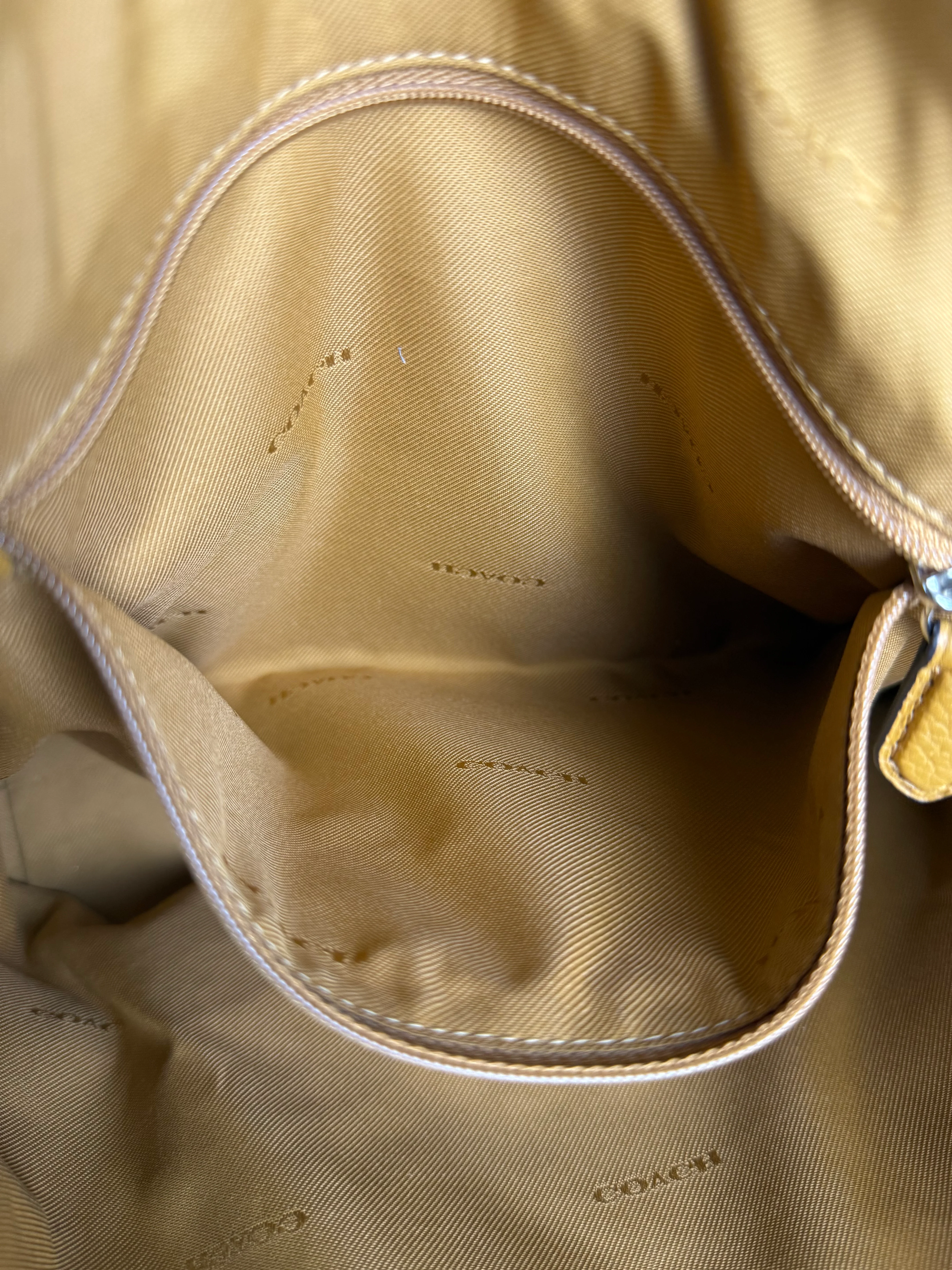 Coach Orange Leather Shoulder Bag - Image 16