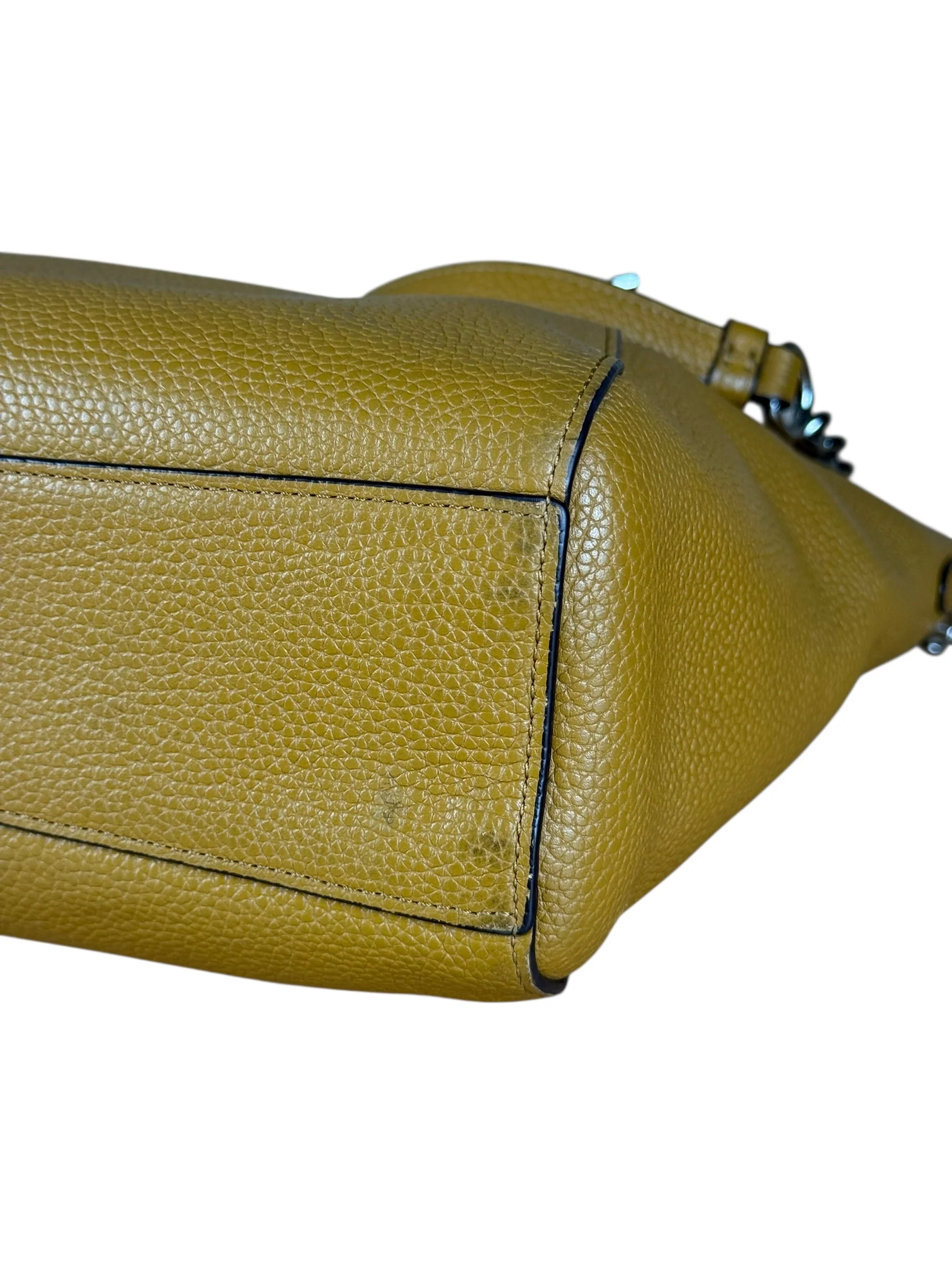 Coach Orange Leather Shoulder Bag - Image 5
