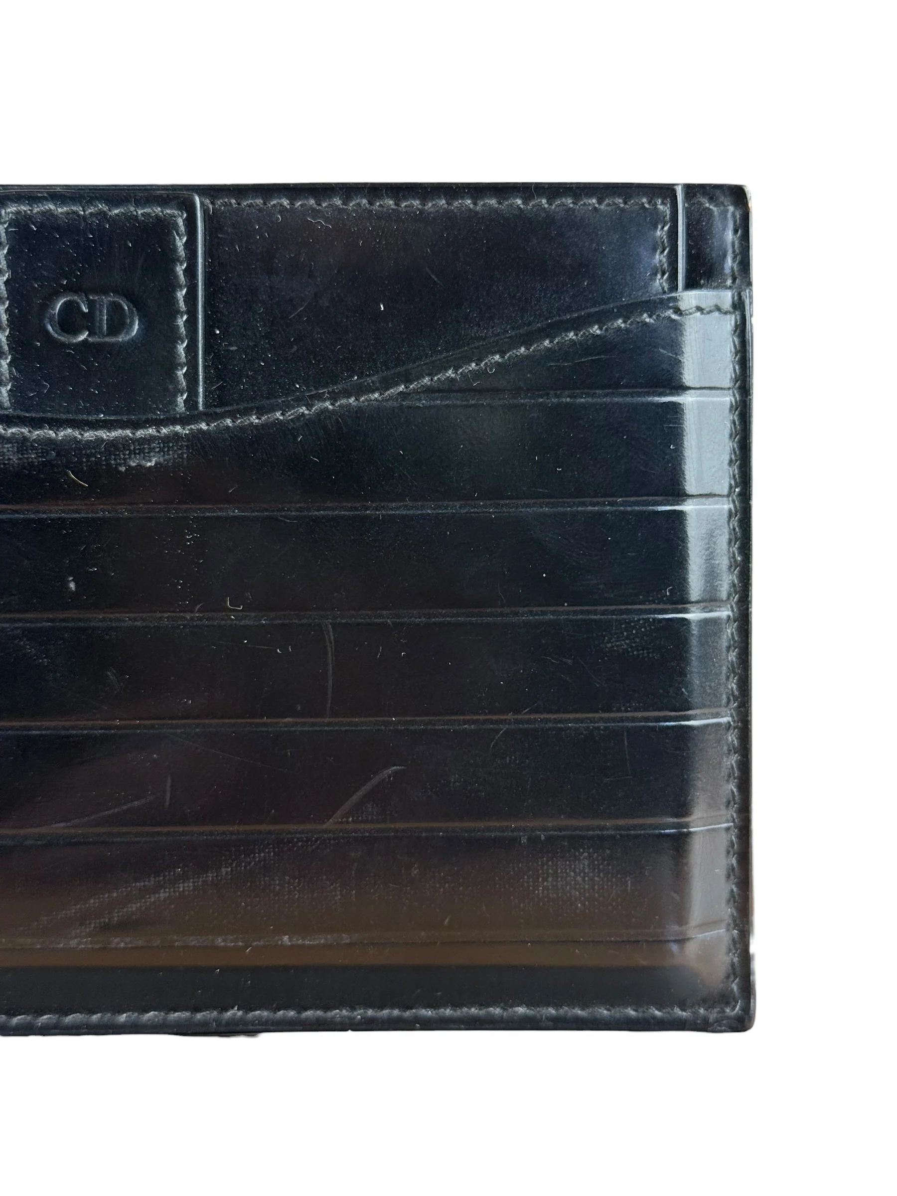 Dior Beauty Black Leather Slip Mirror - Image 2