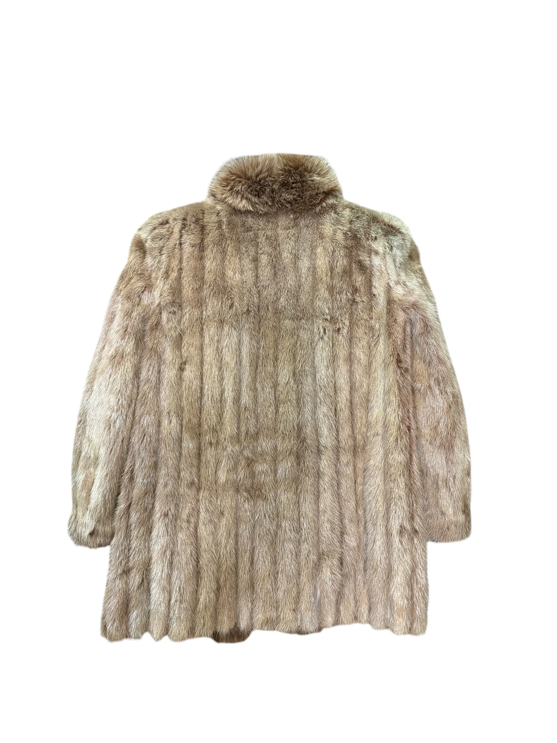 Emba Vintage Light Brown Mink Fur Coat - Image 2