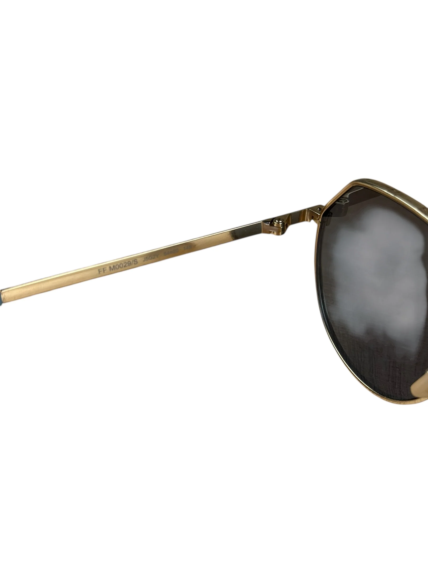 Fendi Blue Gold Frame Sunglasses - Image 11