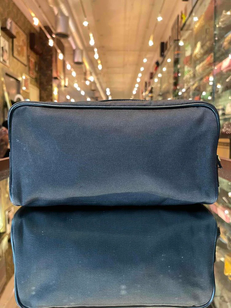Fendi Canvas Logo Travel Zip Pouch - Image 4