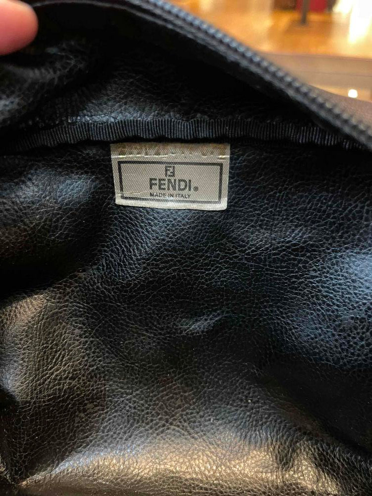 Fendi Canvas Logo Travel Zip Pouch - Image 8