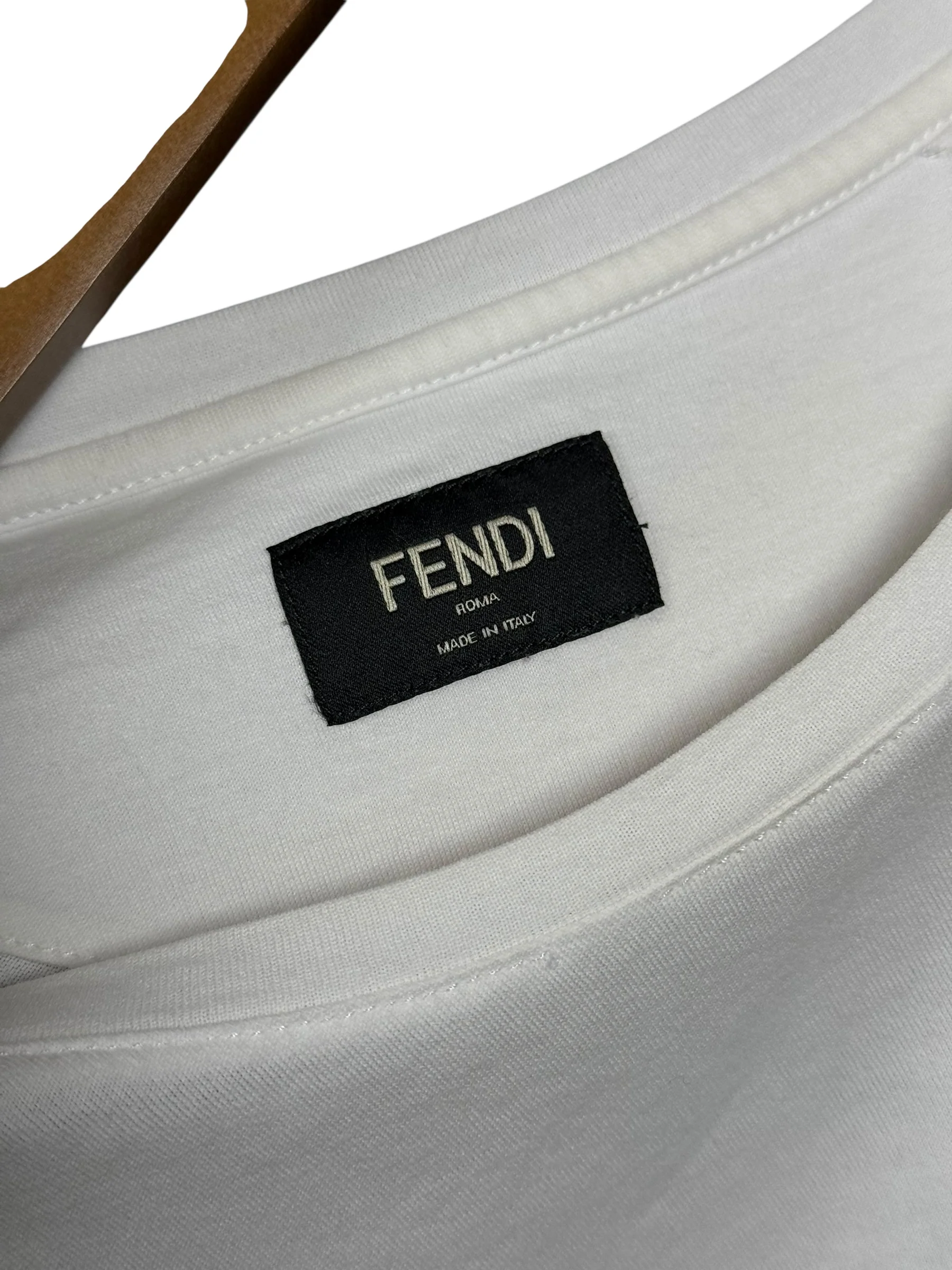 Fendi FF Dot Logo Short Sleeve Top - Image 4