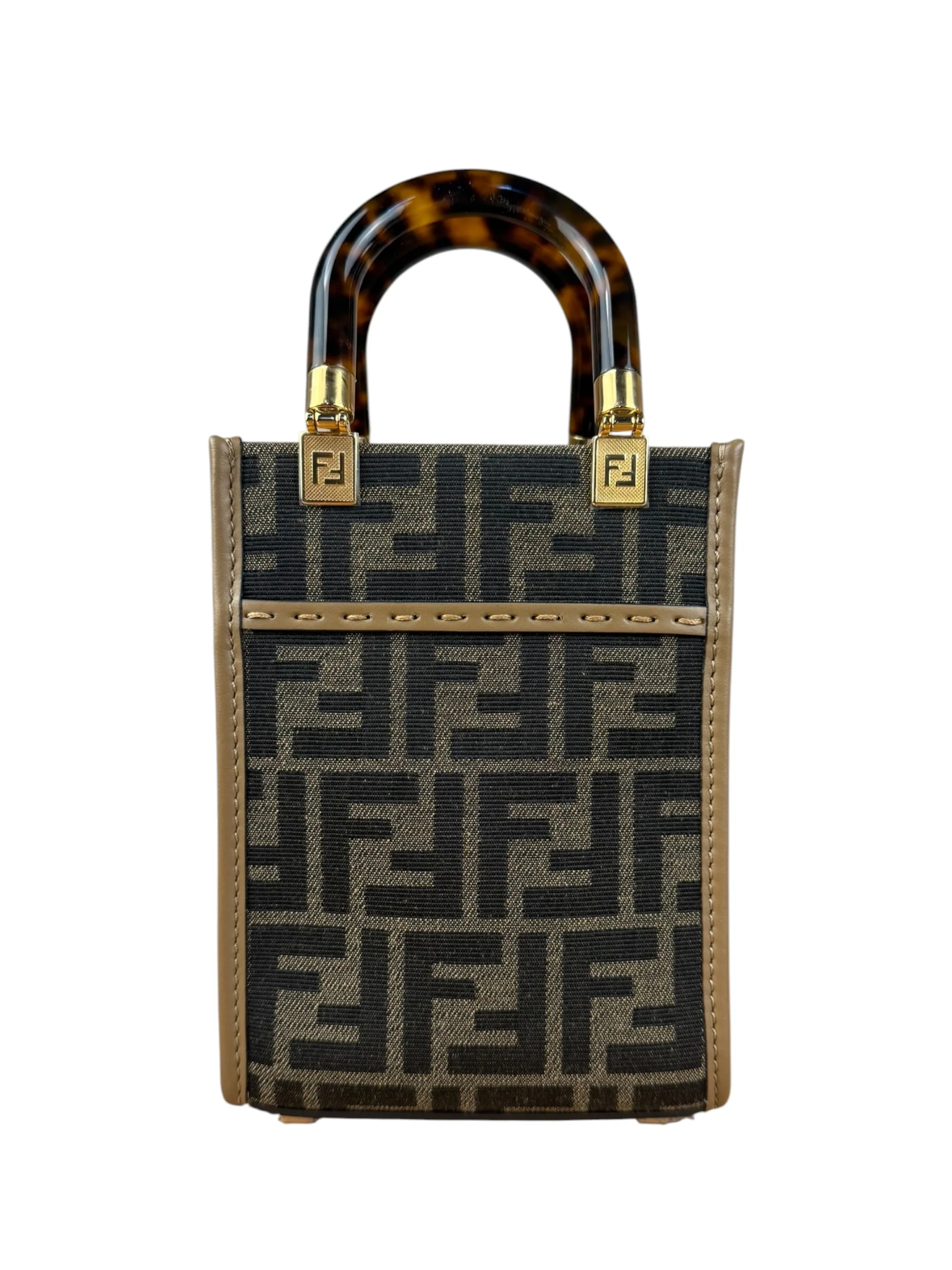 Fendi FF Zucca Mini Sunshine Shopping 2Way Tote