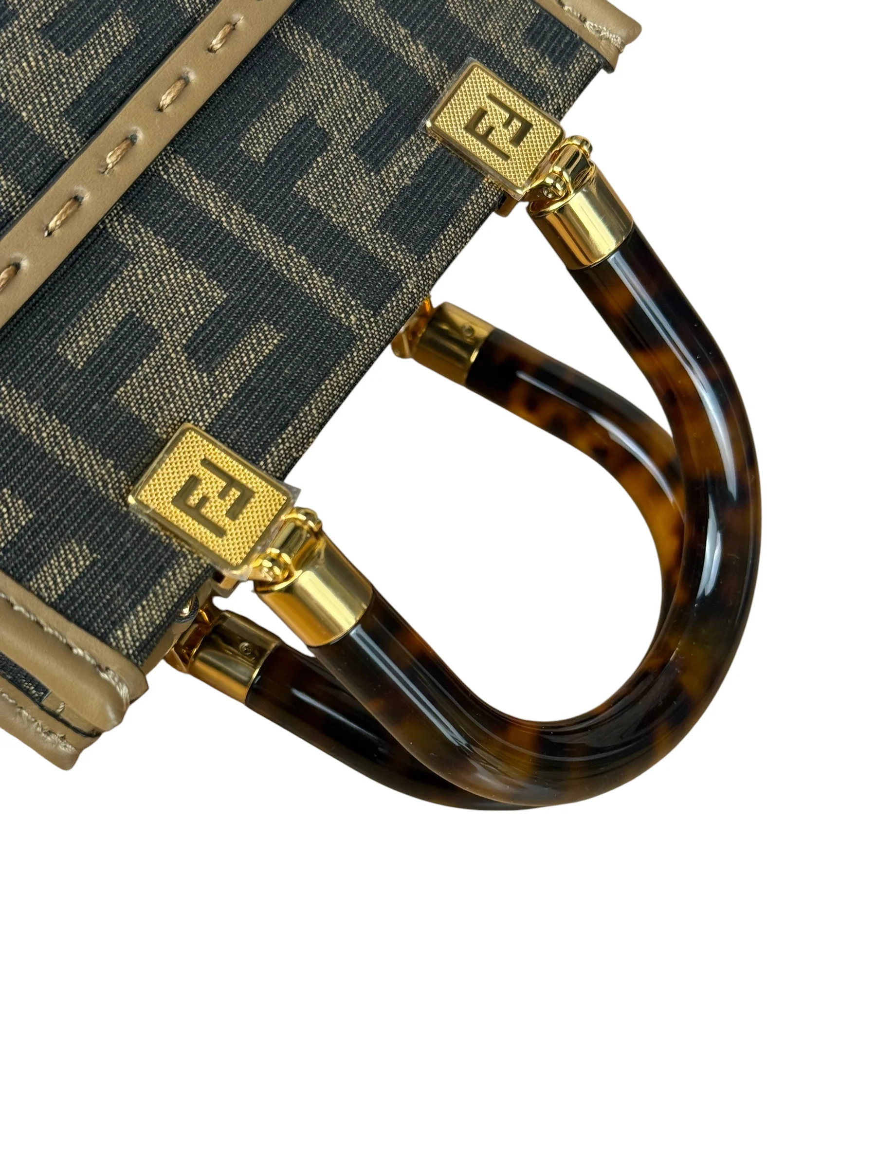 Fendi FF Zucca Mini Sunshine Shopping 2Way Tote - Image 12