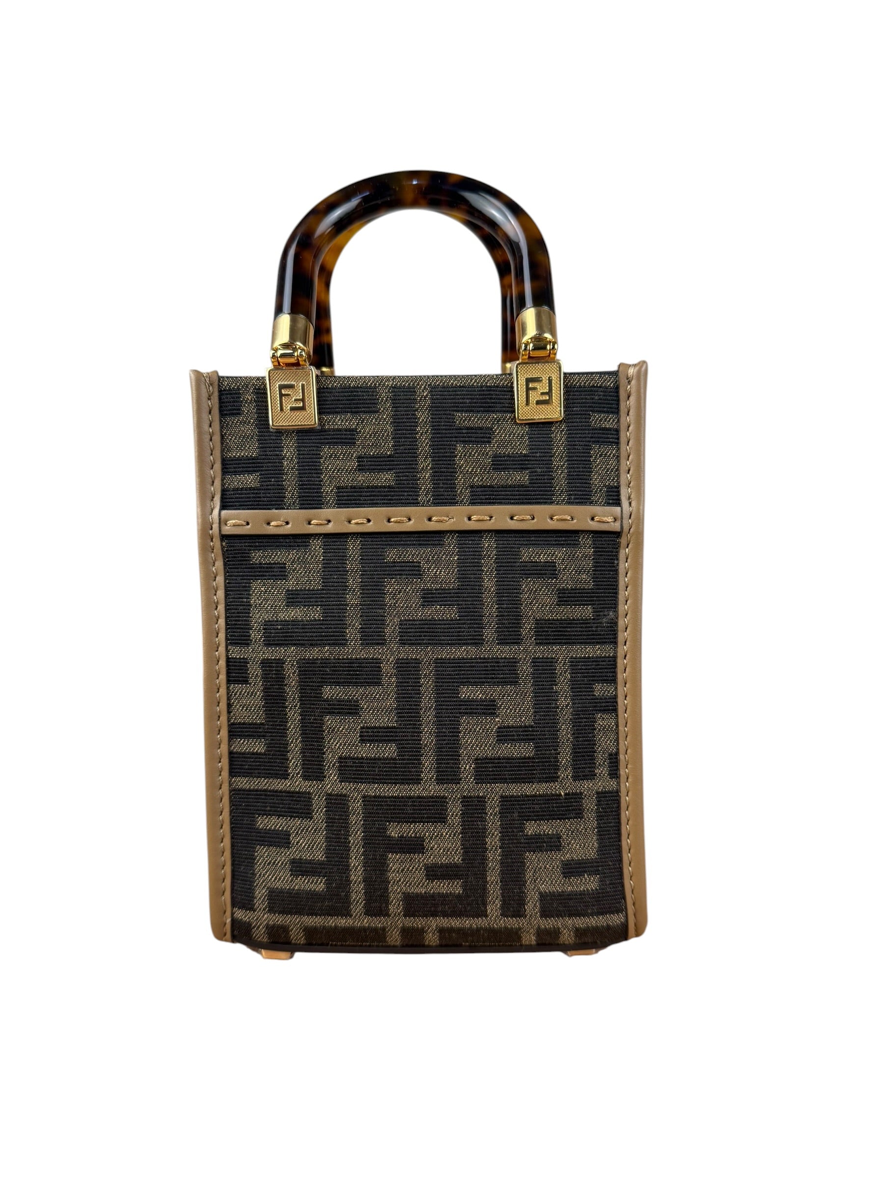 Fendi FF Zucca Mini Sunshine Shopping 2Way Tote - Image 7