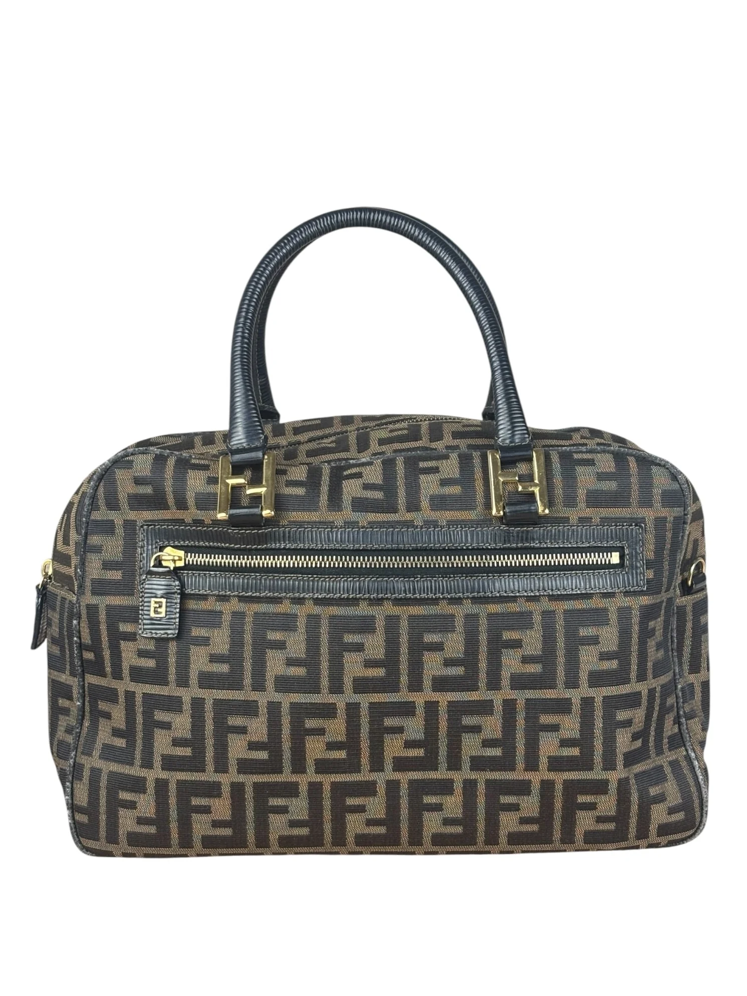 Fendi FF Zucca Vintage Bowler Handbag