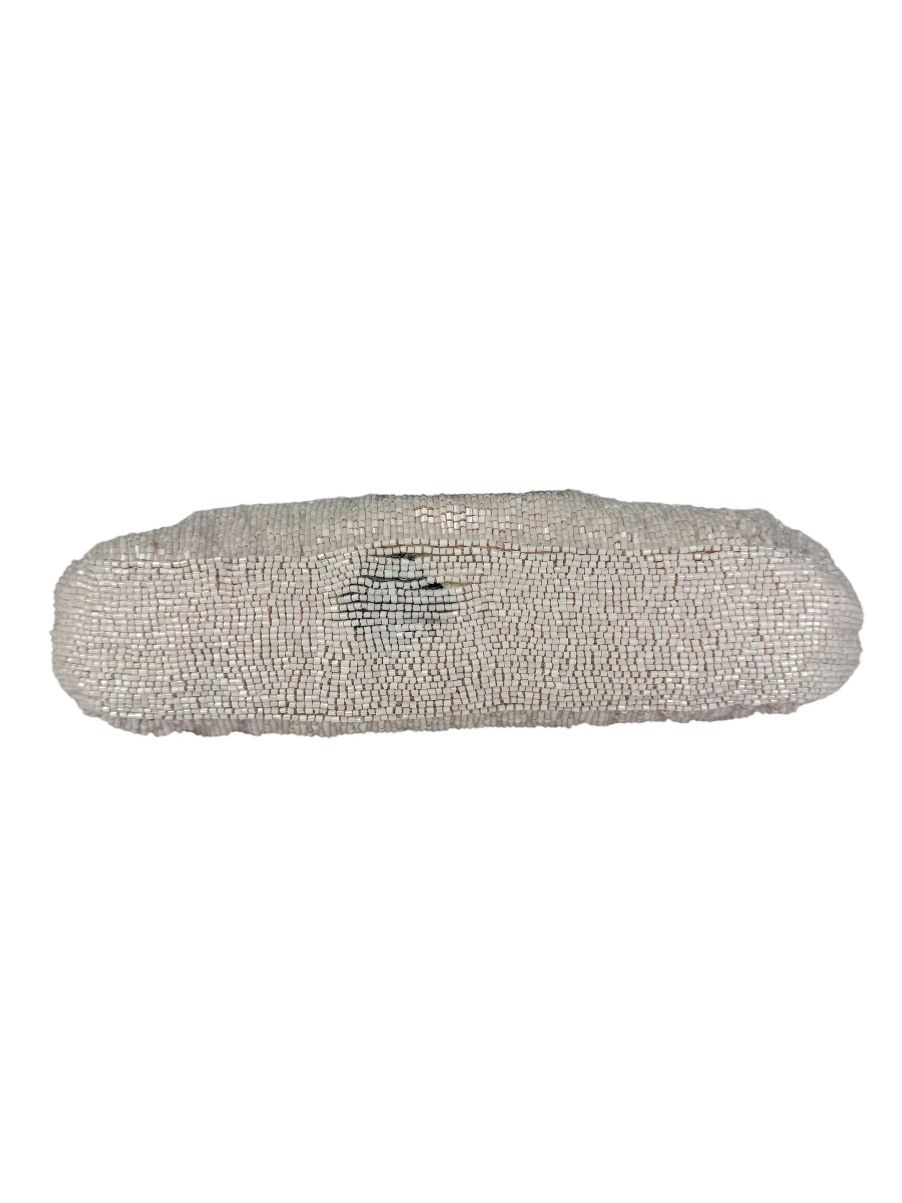 Fendi Leather-Trimmed Beaded Baguette Light Pink - Image 15