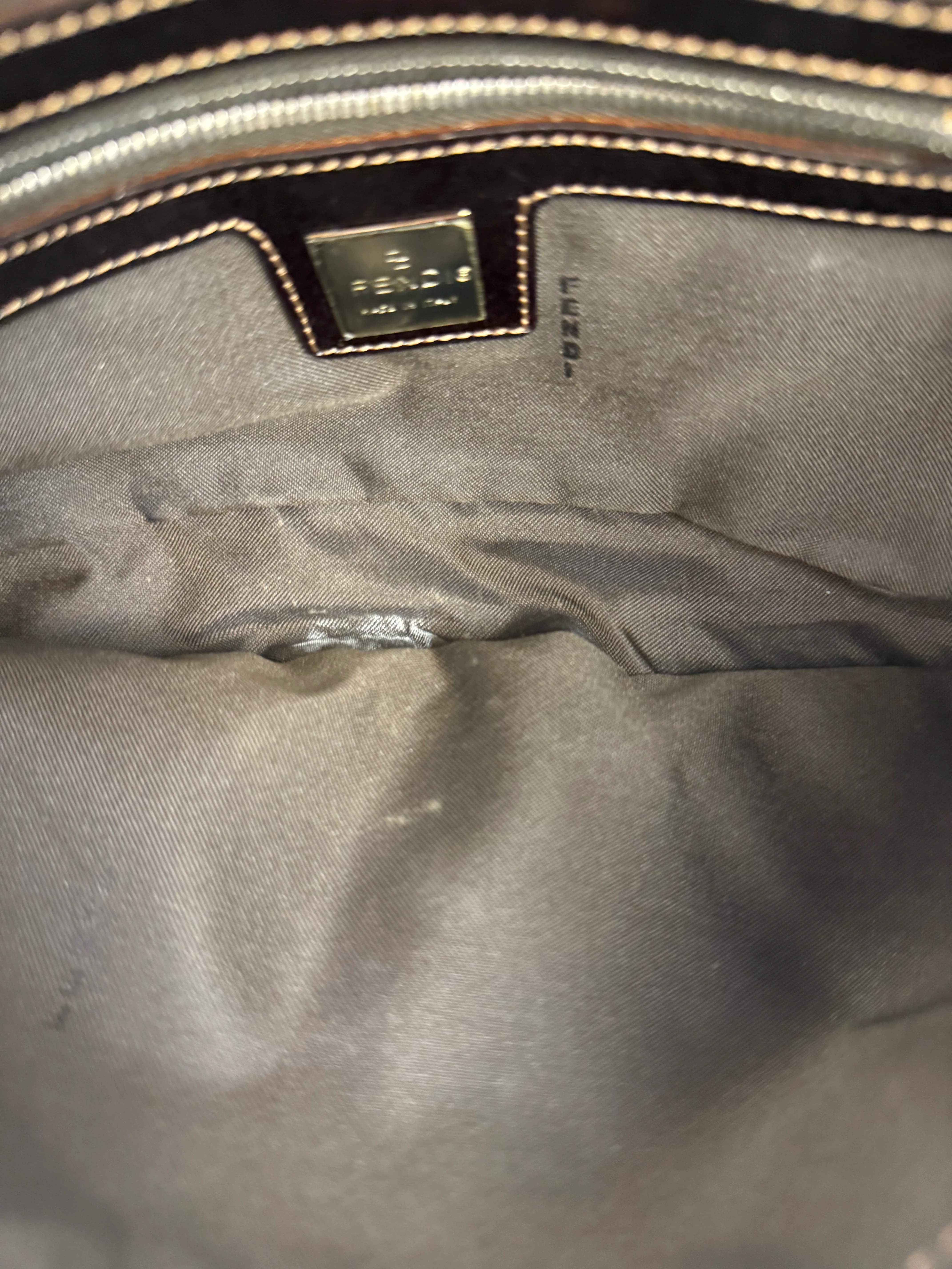 Fendi Leather-Trimmed Beaded Baguette Light Pink - Image 27