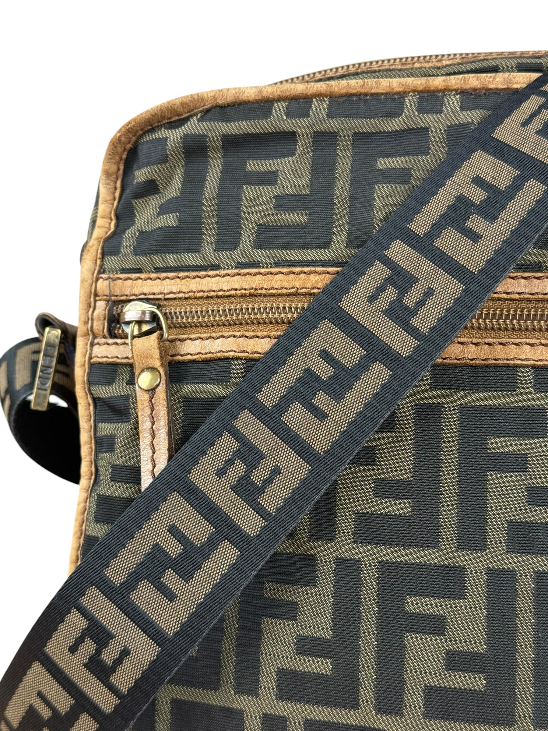 Fendi Zucca Messenger Bag - Image 4