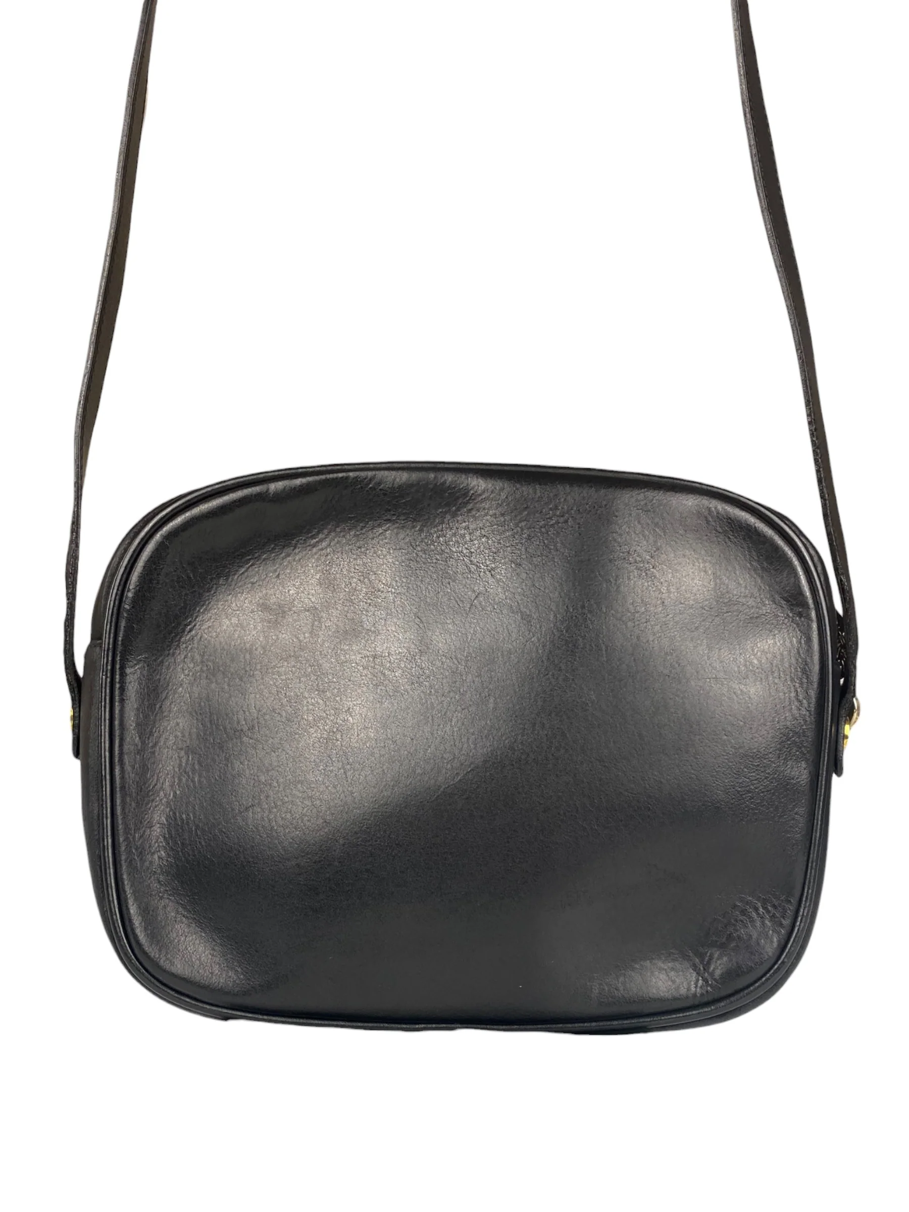 Ferragamo Black Leather Crossbody Bag - Image 3
