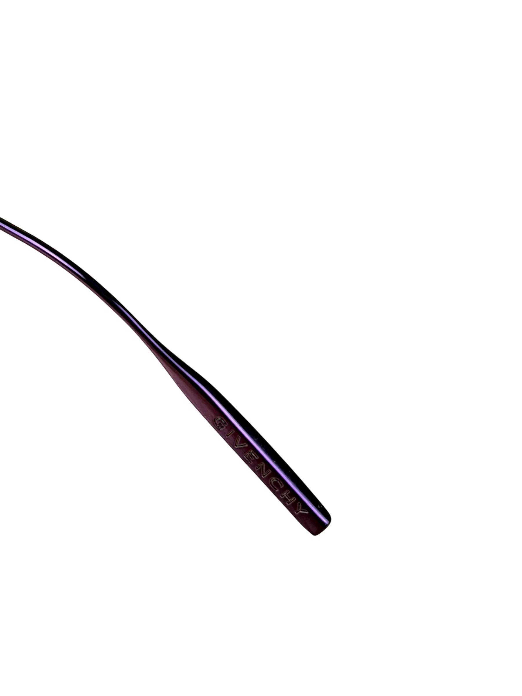 Givenchy Purple Metal Frame Sunglasses - Image 6