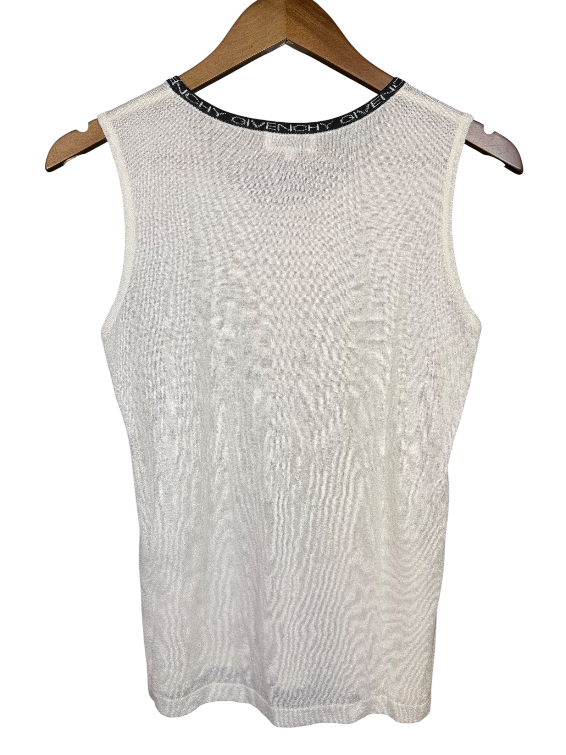 Givenchy Vintage Logo Sleeveless Top - Image 4