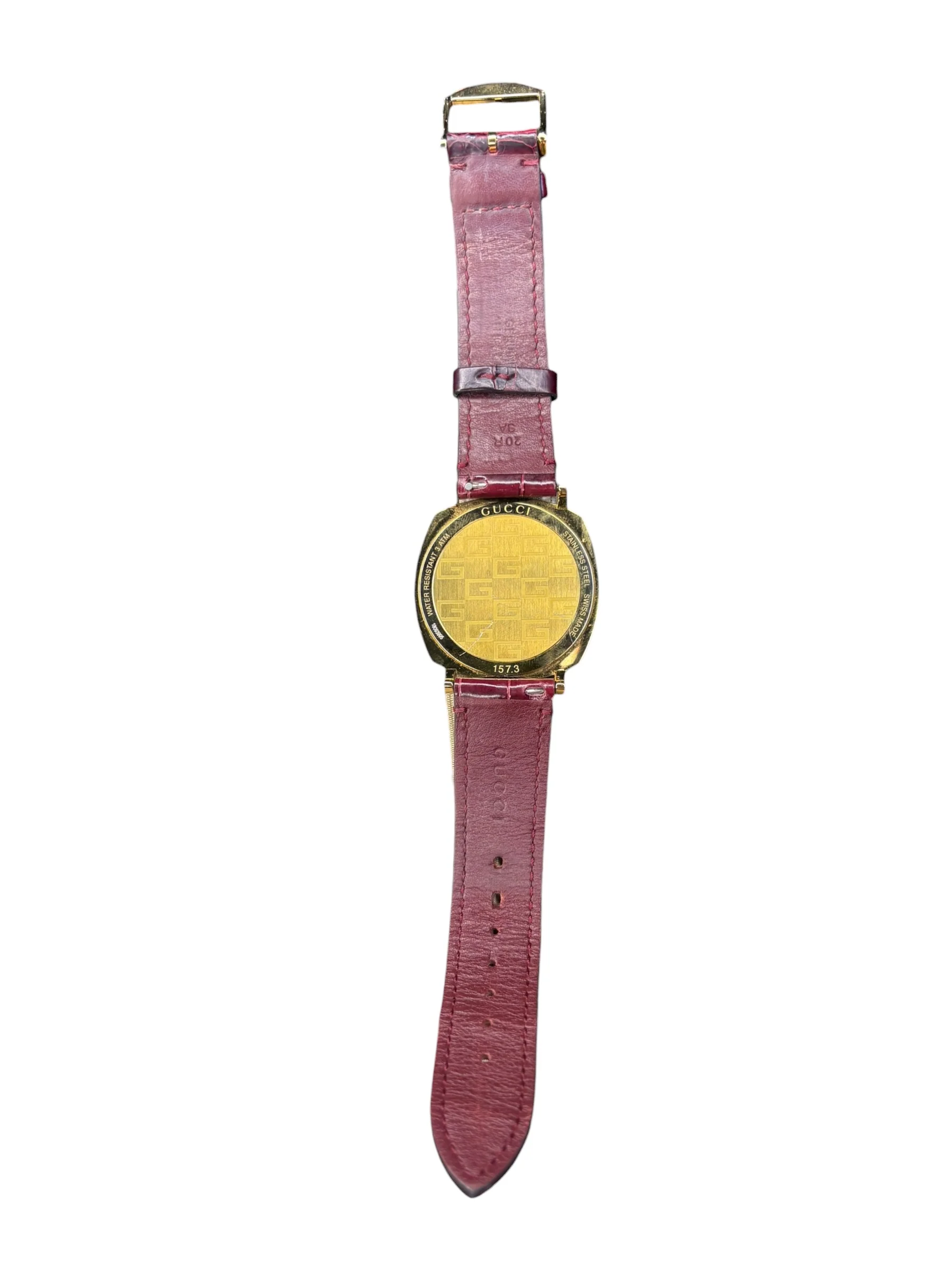 Gucci 157.3 Grip Leather Strap - Image 5
