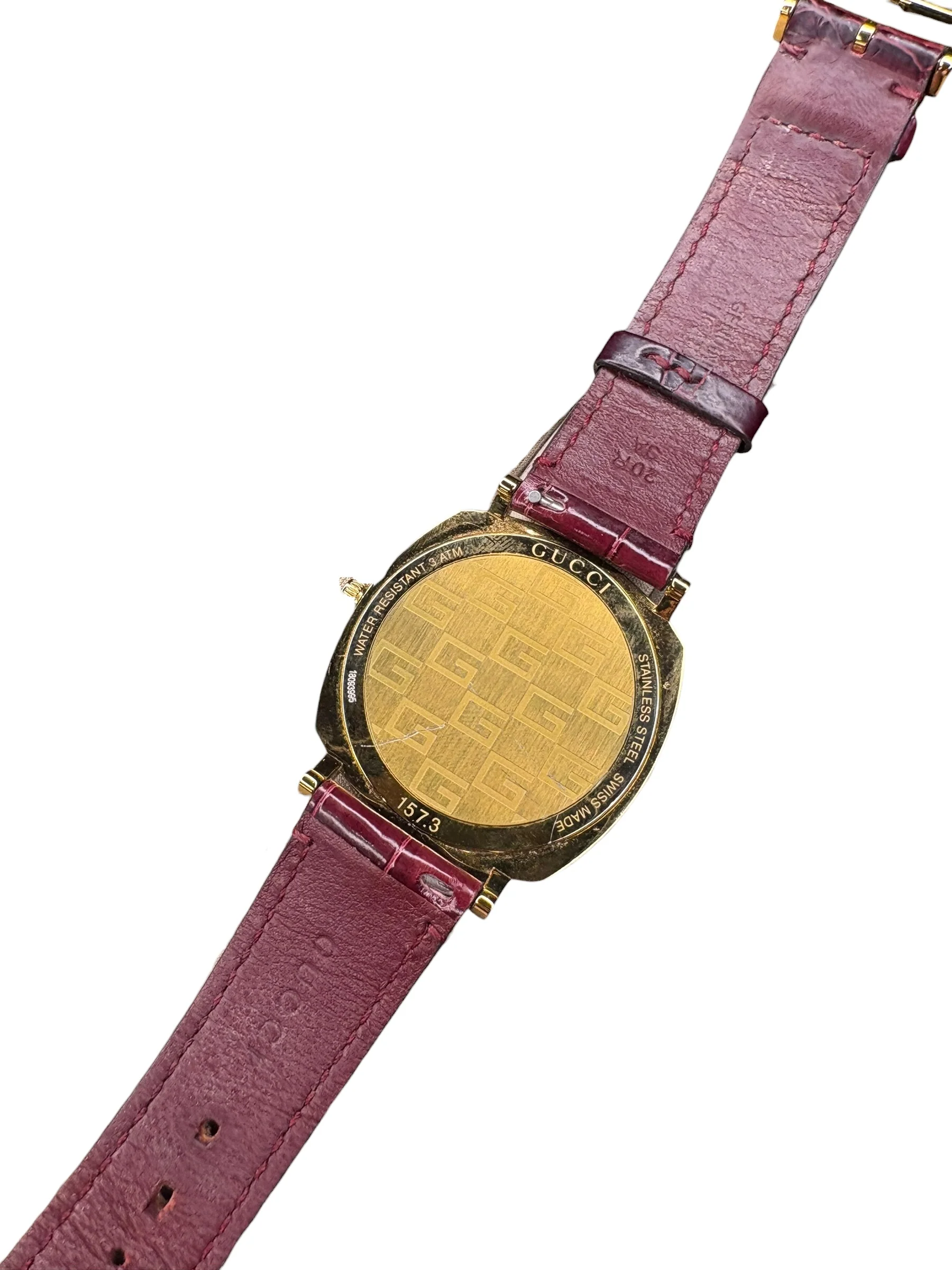 Gucci 157.3 Grip Leather Strap - Image 6