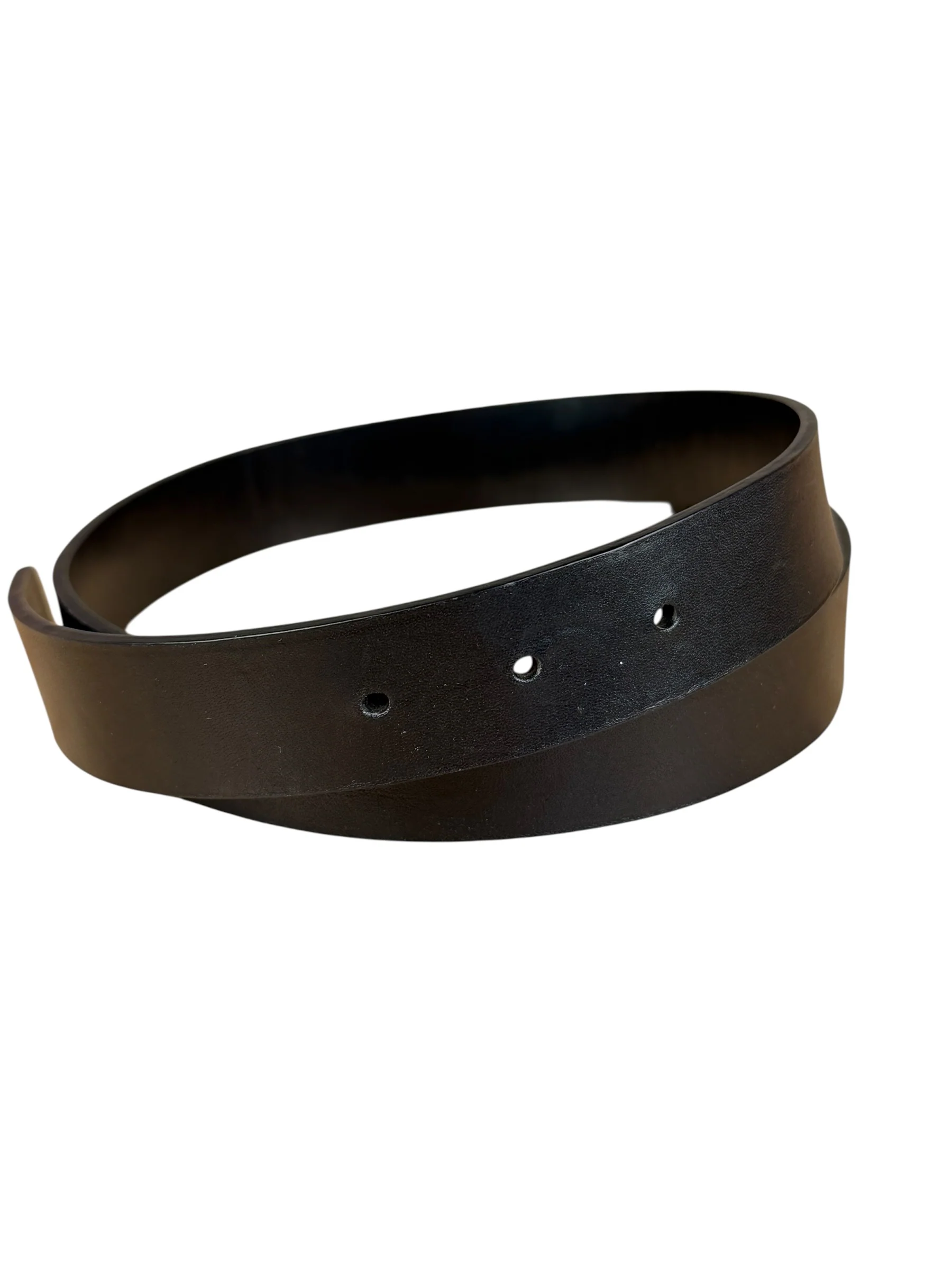 Gucci Black Leather G Buckle Belt - Image 8