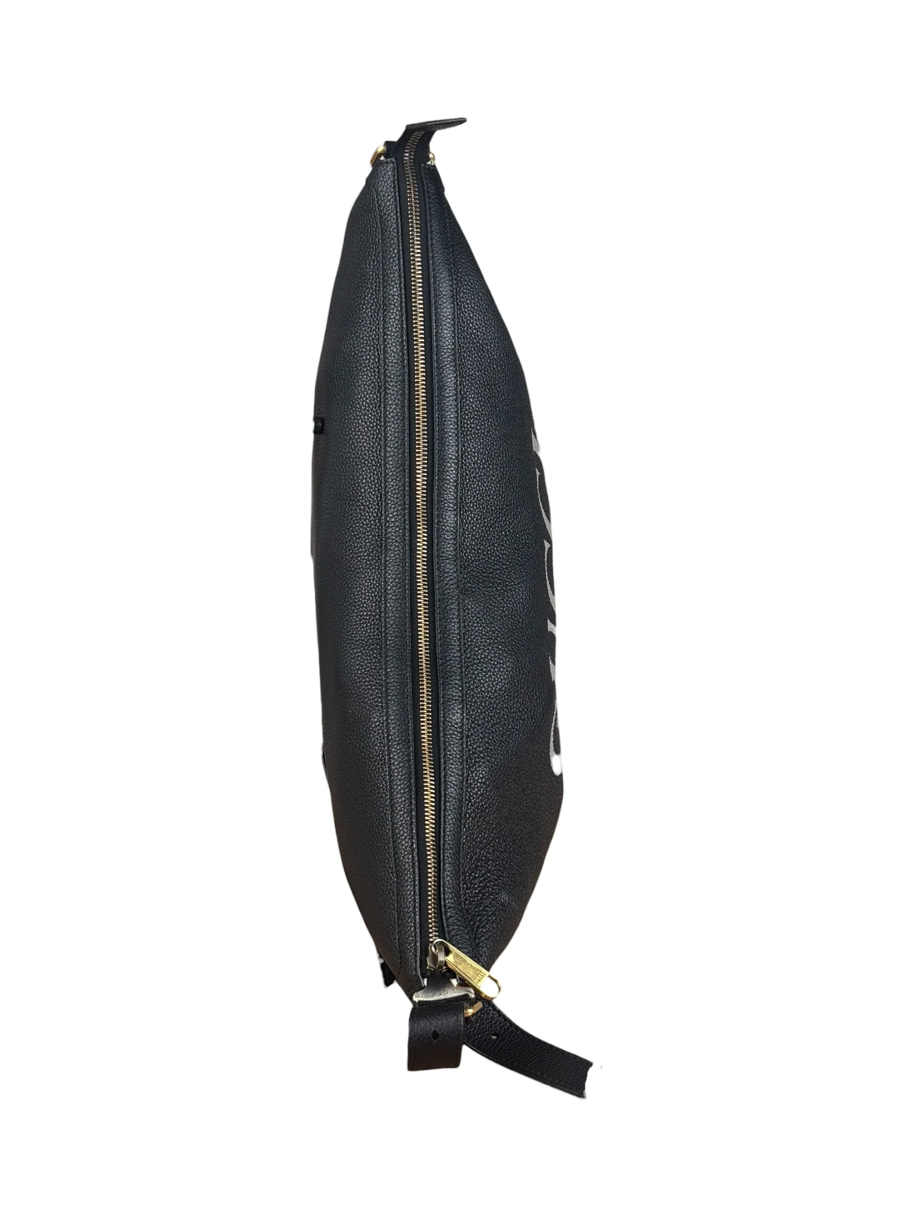 Gucci Black Pebbled Leather Half Moon Hobo Bag - Image 5