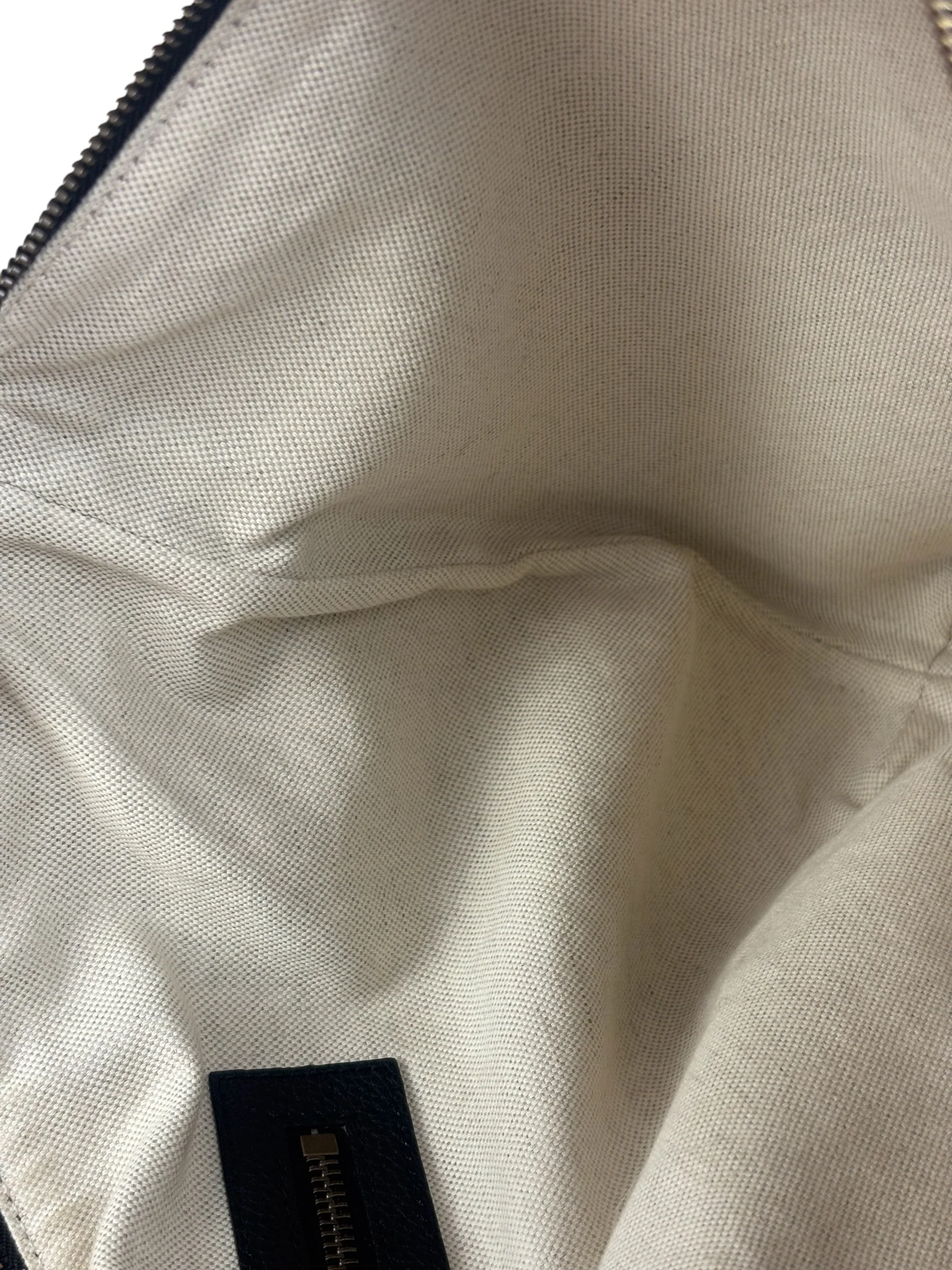 Gucci Black Pebbled Leather Half Moon Hobo Bag - Image 9