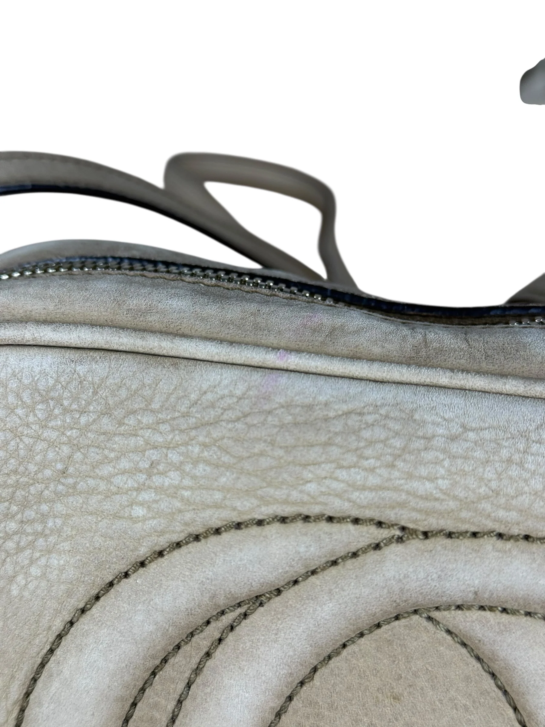 Gucci Brown Suede Soho Disco Crossbody Beige - Image 13