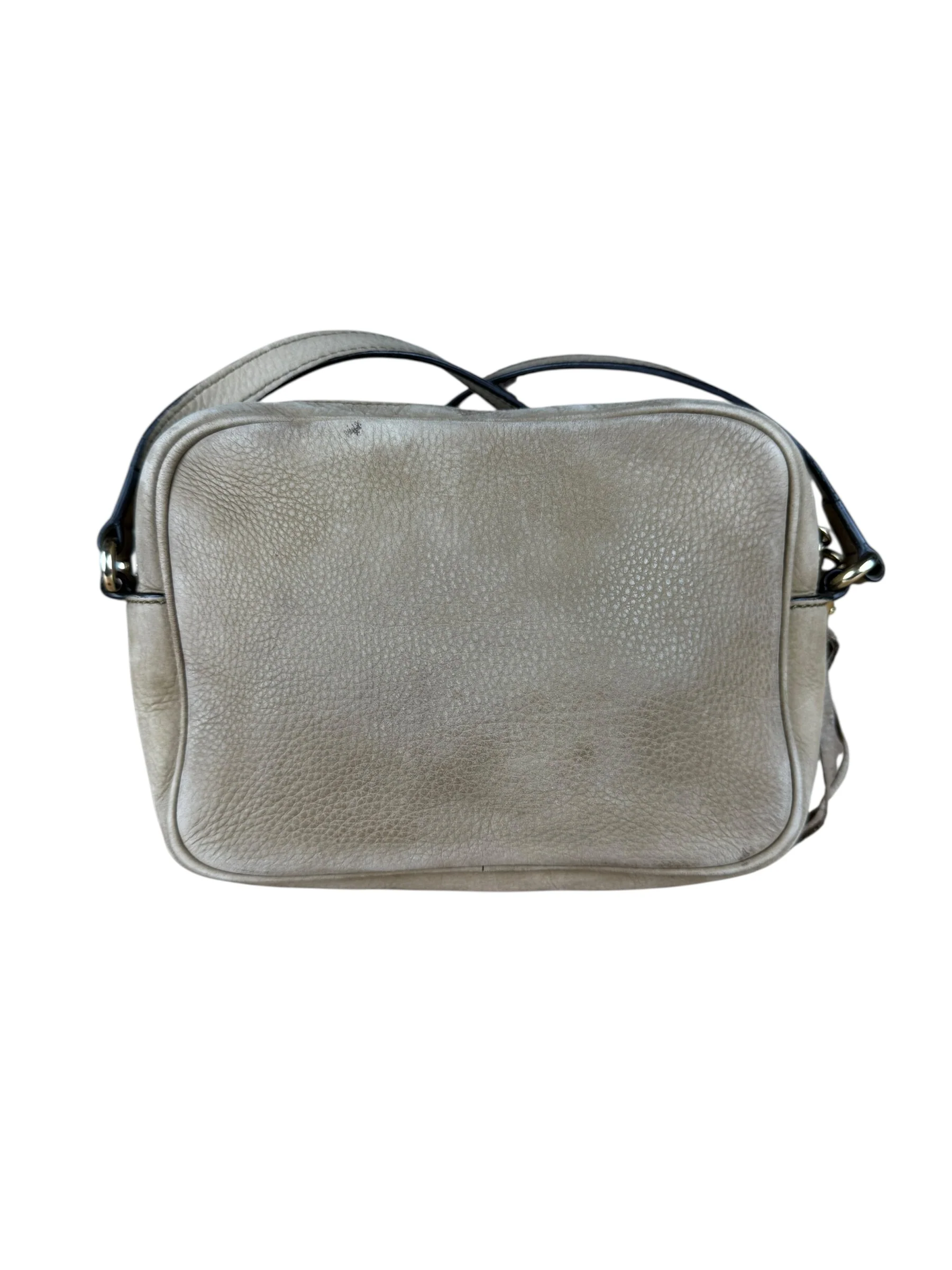 Gucci Brown Suede Soho Disco Crossbody Beige - Image 5