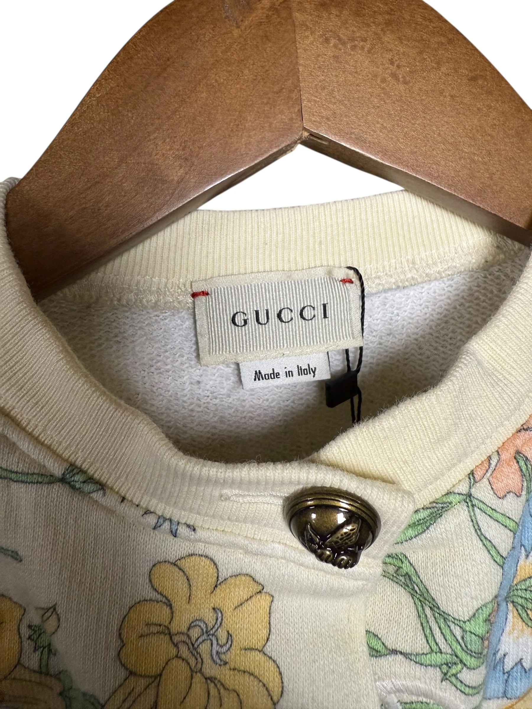 Gucci Kids Floral Button-Up Cardigan - Image 4