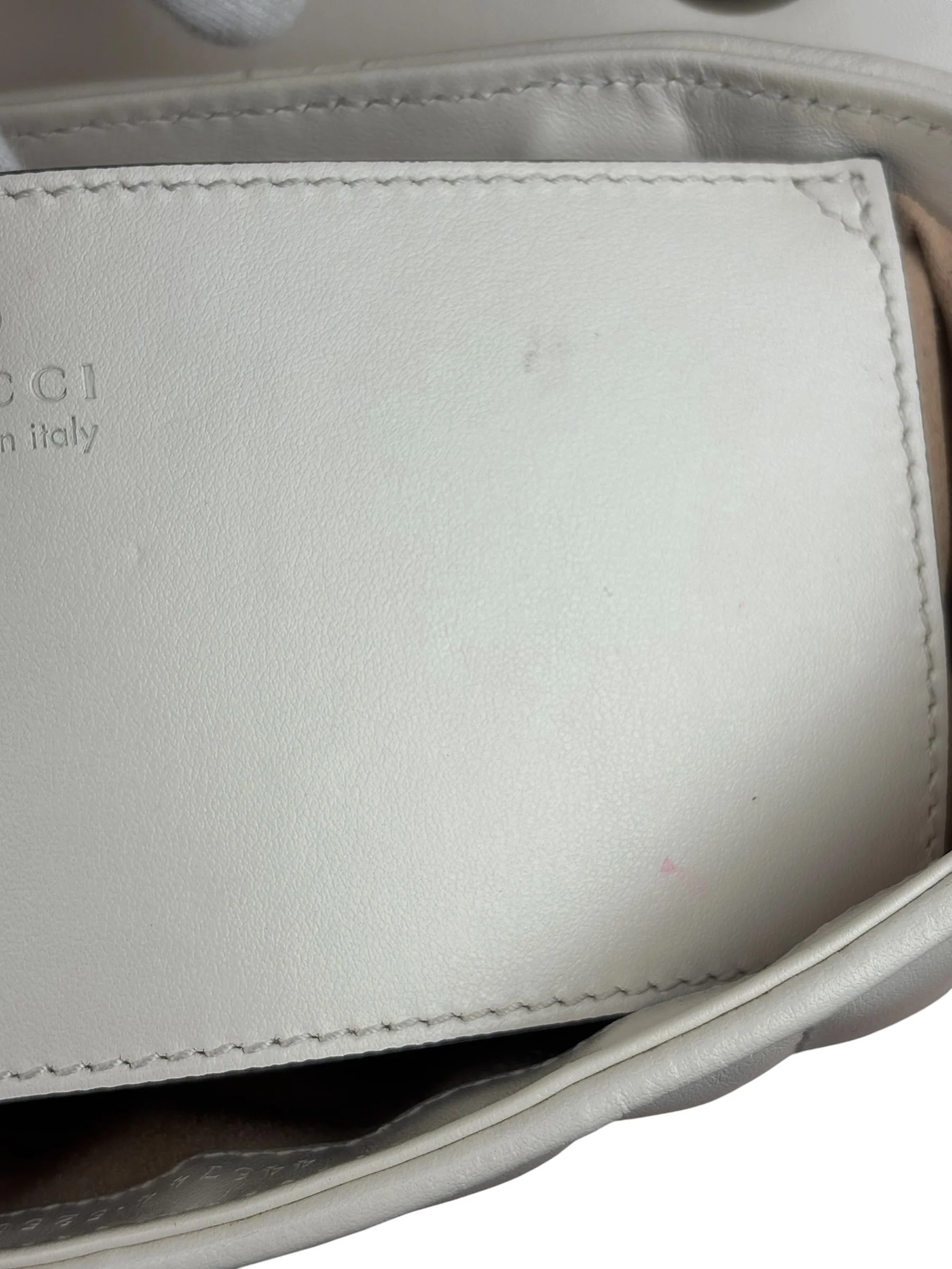 Gucci GG Marmont White Matelasse Bag - Image 16