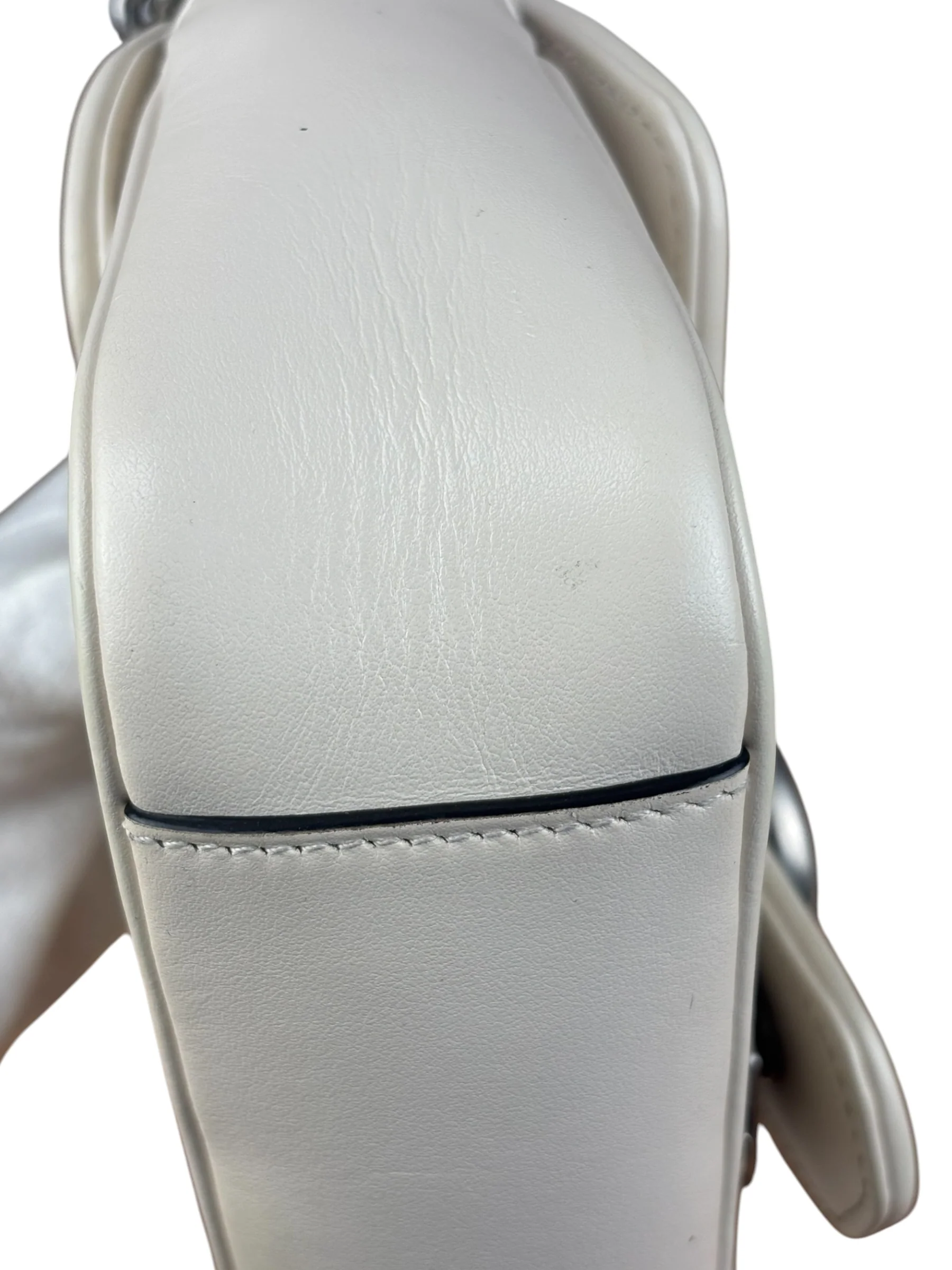 Gucci GG Marmont White Matelasse Bag - Image 18