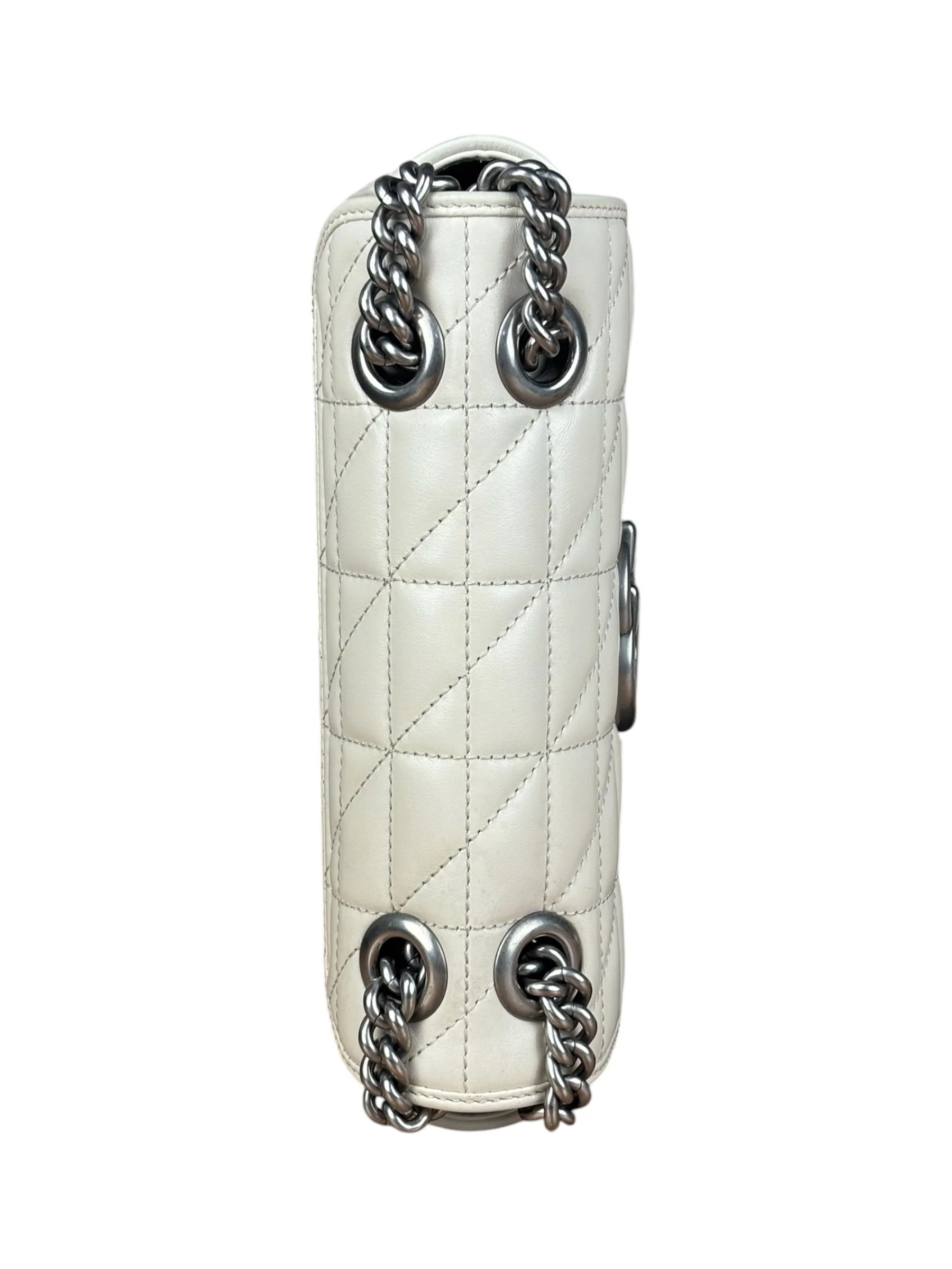 Gucci GG Marmont White Matelasse Bag - Image 4